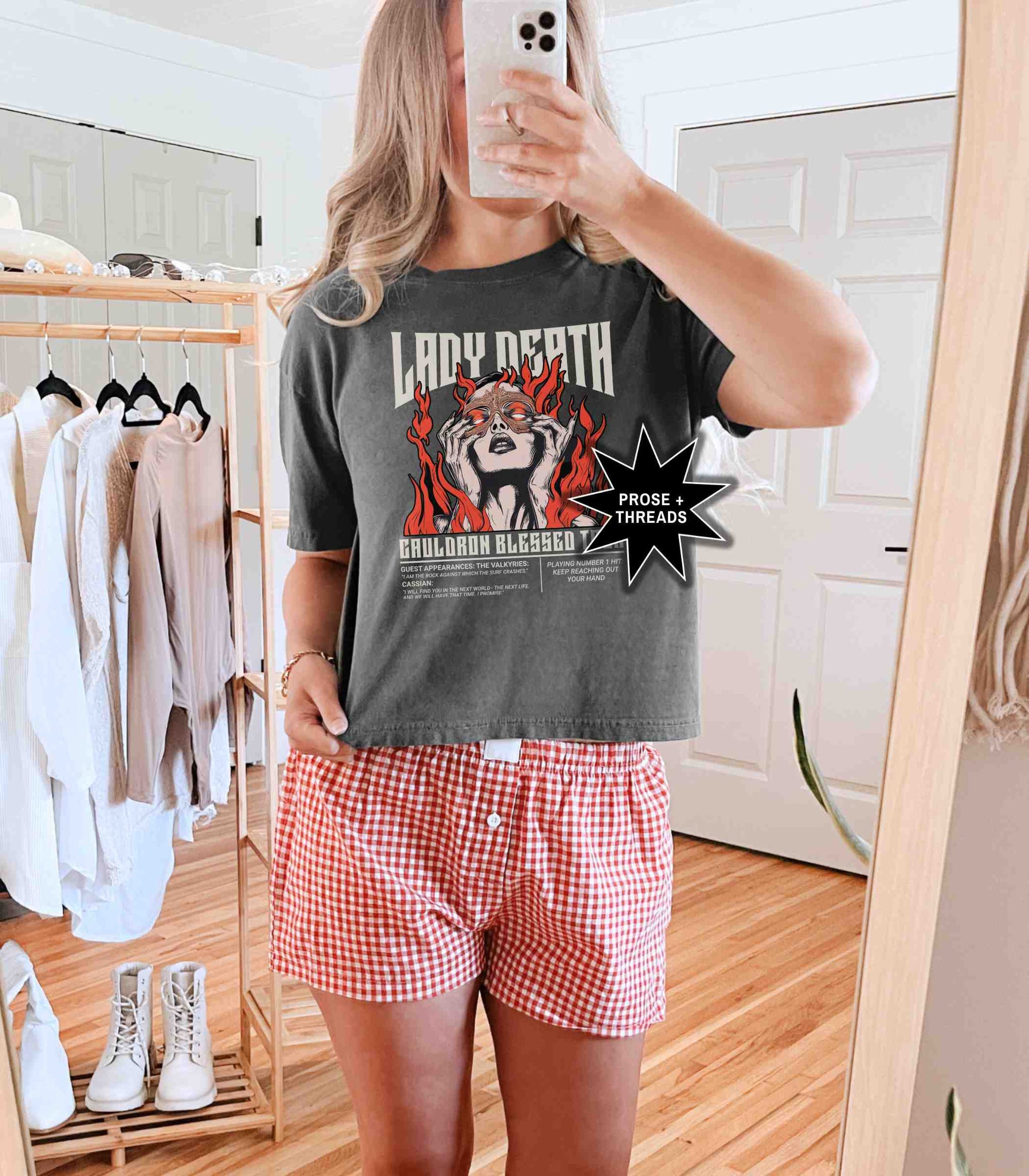 Lady Death | Nesta Boxy Tee