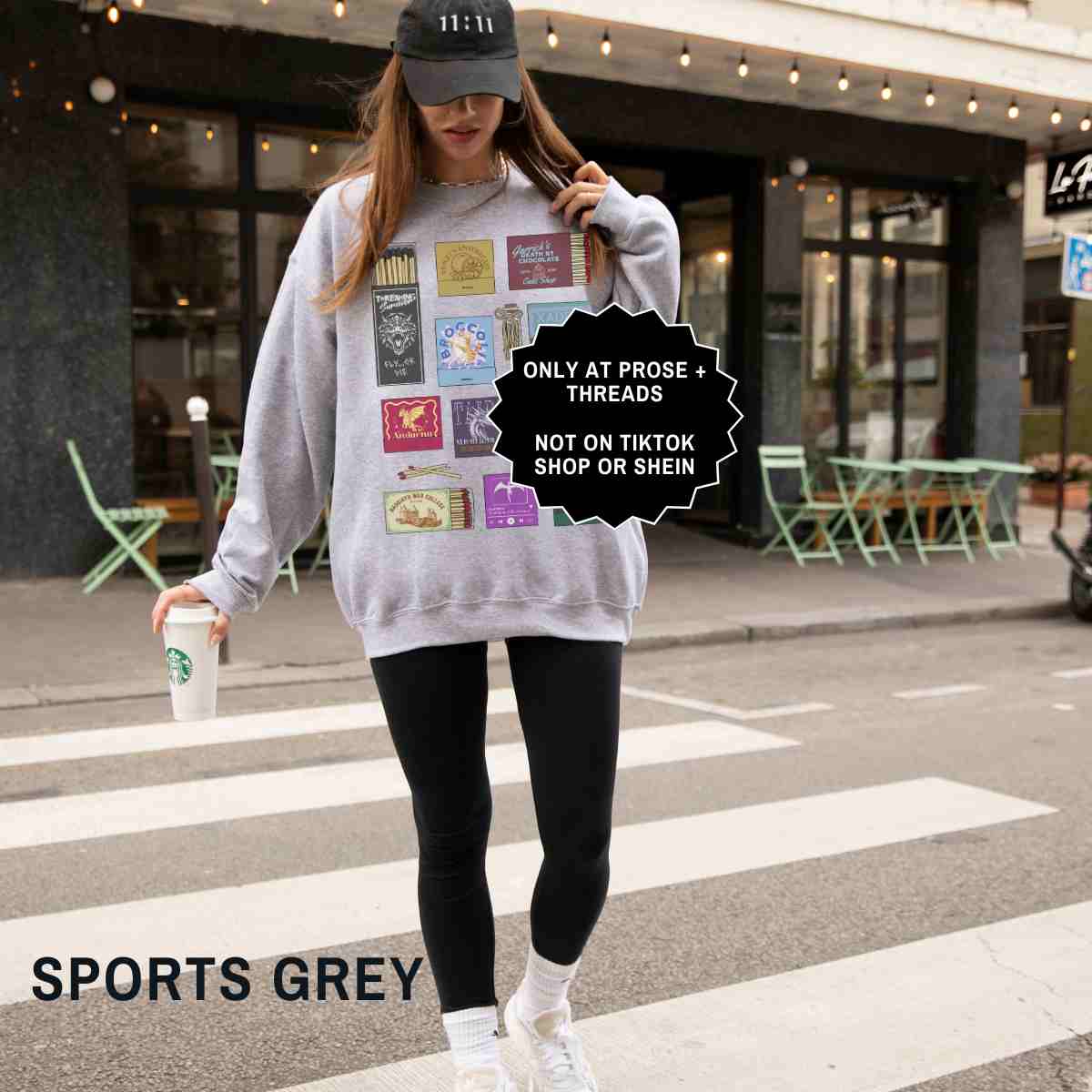 Fourth Wing Matchbox Collage Sweatshirt