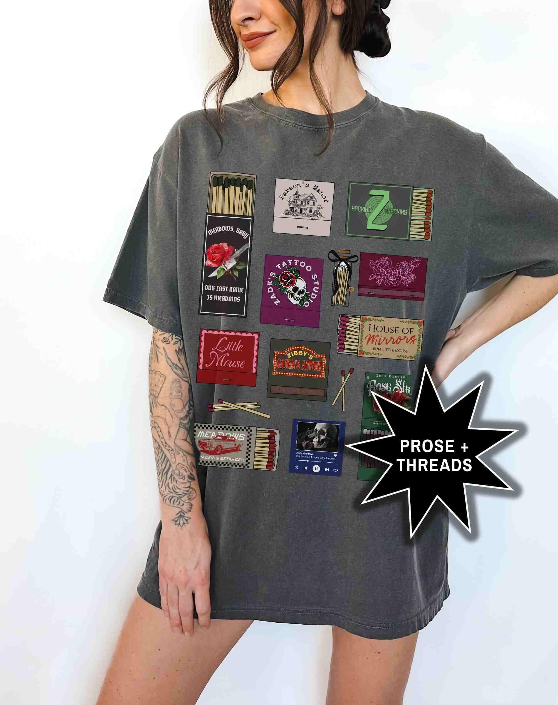 Haunting Adeline Matchbox Collage Shirt