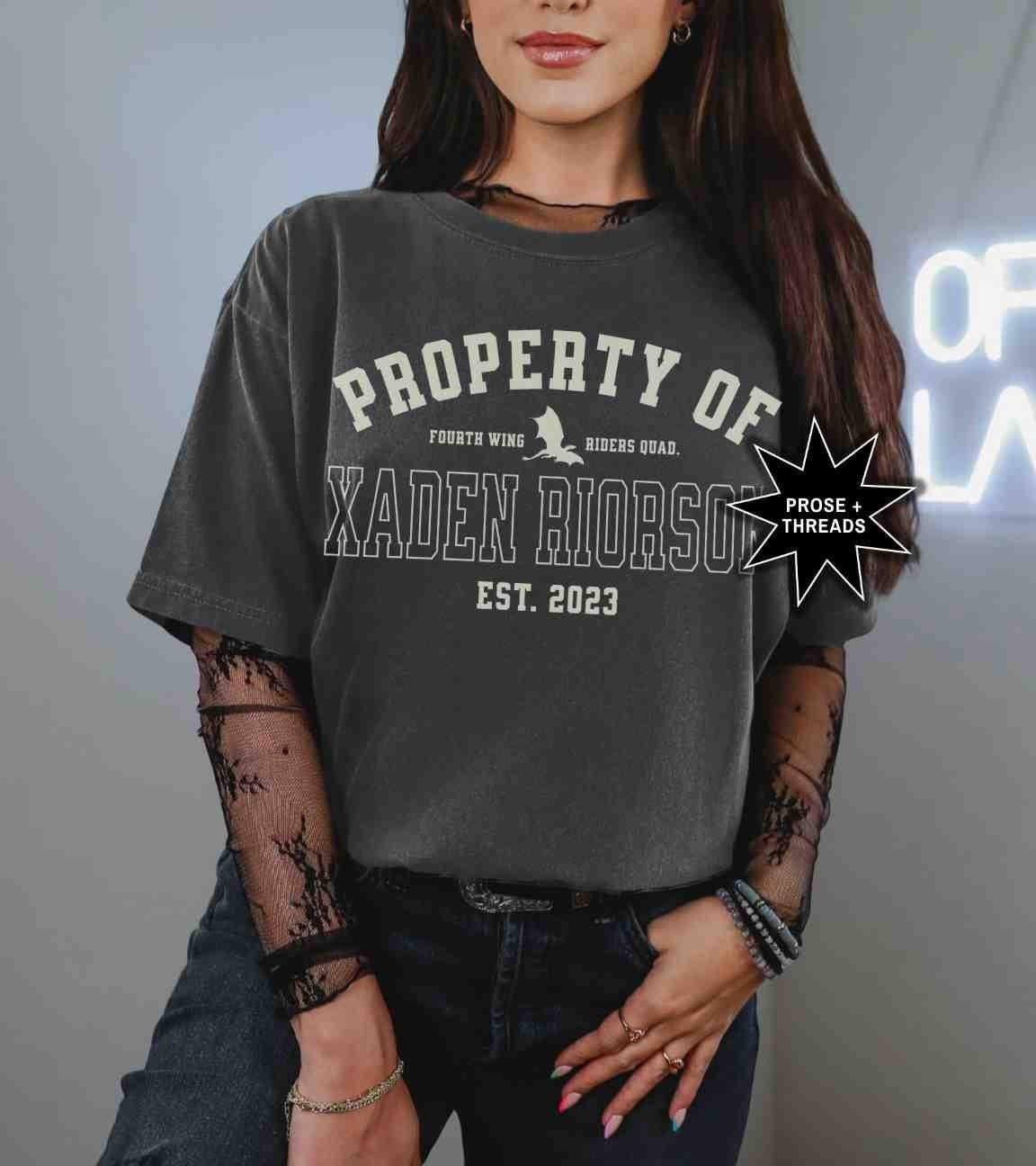 Property of Xaden Riorson Shirt