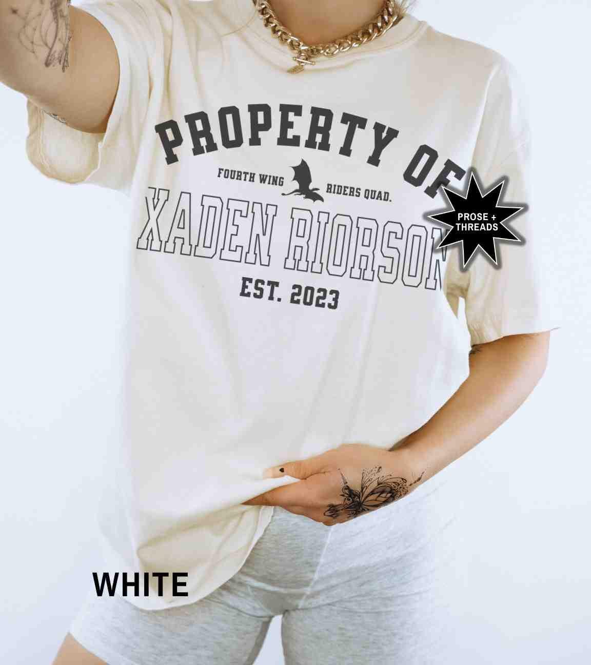 Property of Xaden Riorson Shirt
