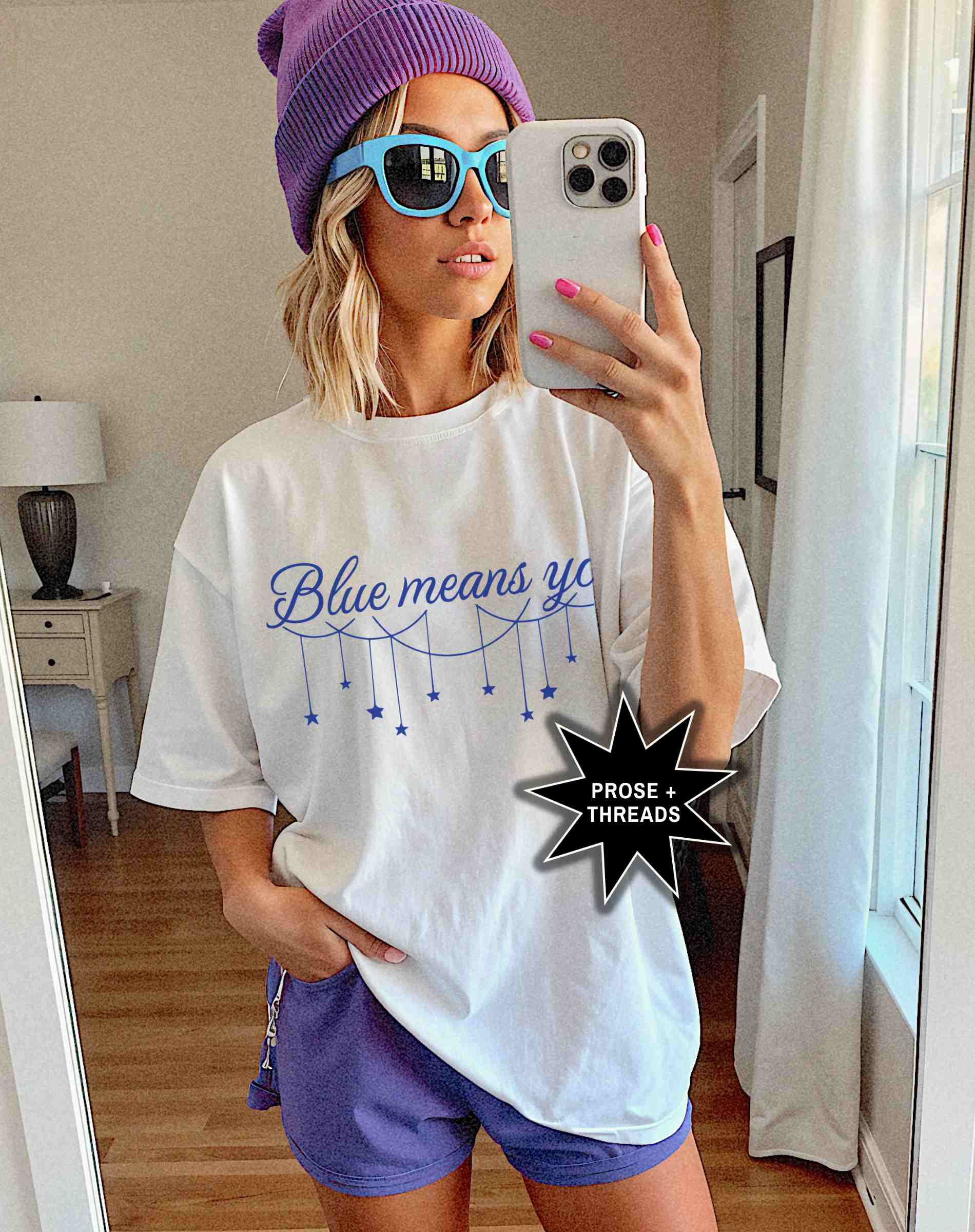 'Blue Means You' Darcy Shirt
