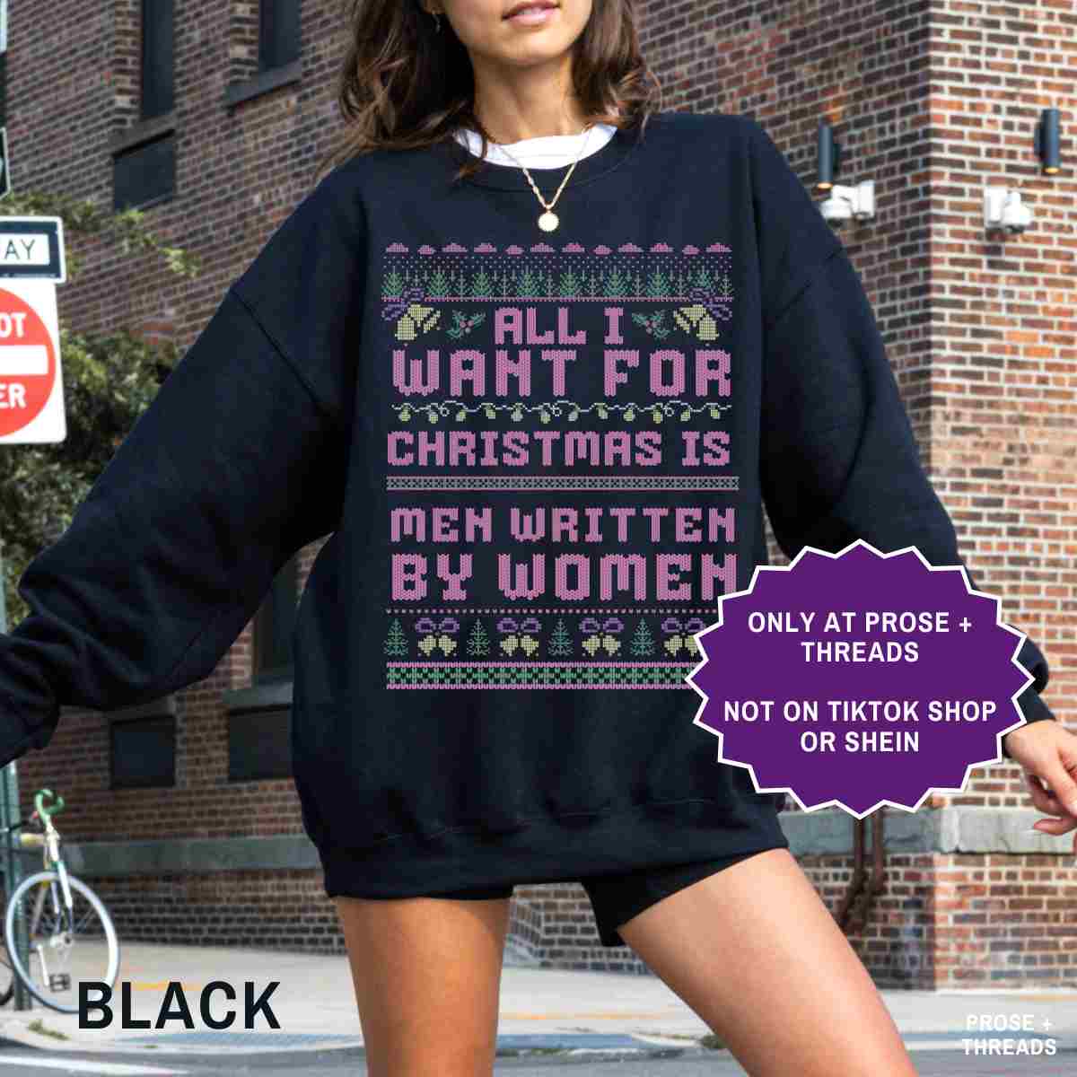 Book Boyfriend Christmas Sweater