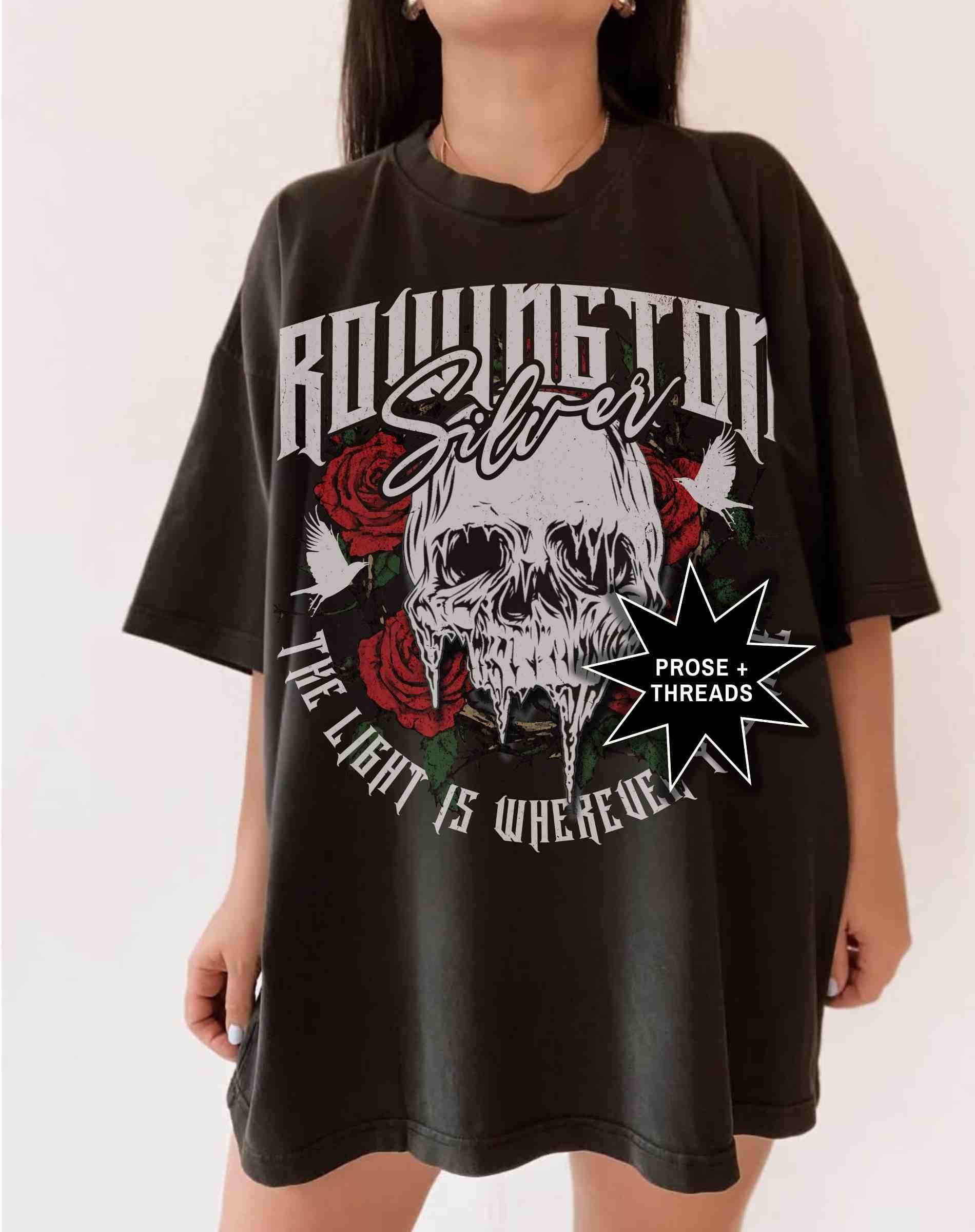 Rowington Silver Distressed Shirt