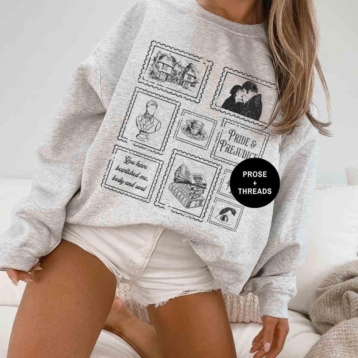 Pride And Prejudice Stamp Sweatshirt