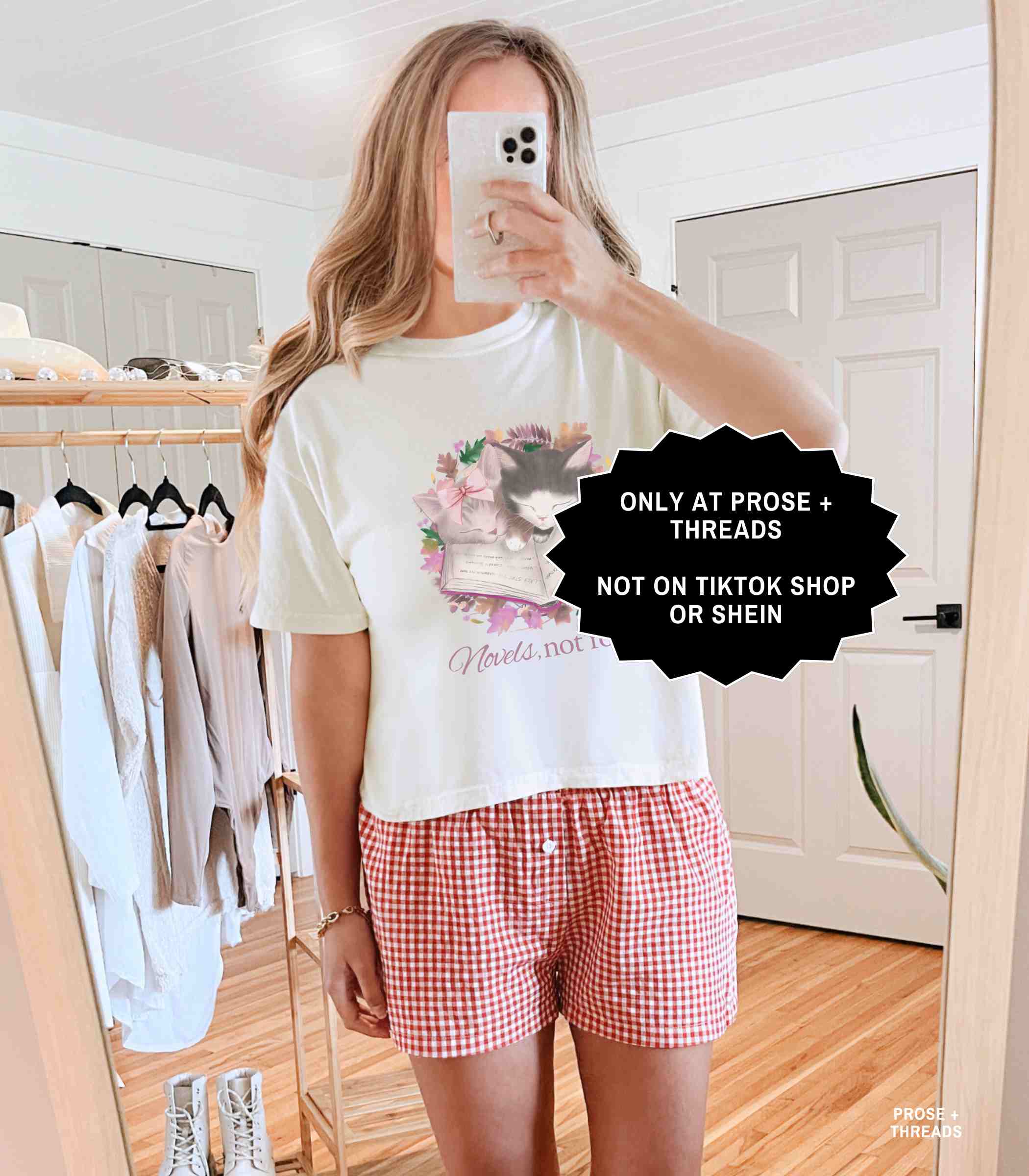 Novels Not Roses Boxy Tee