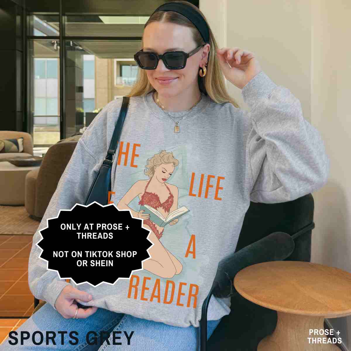 The Life Of A Reader Sweatshirt