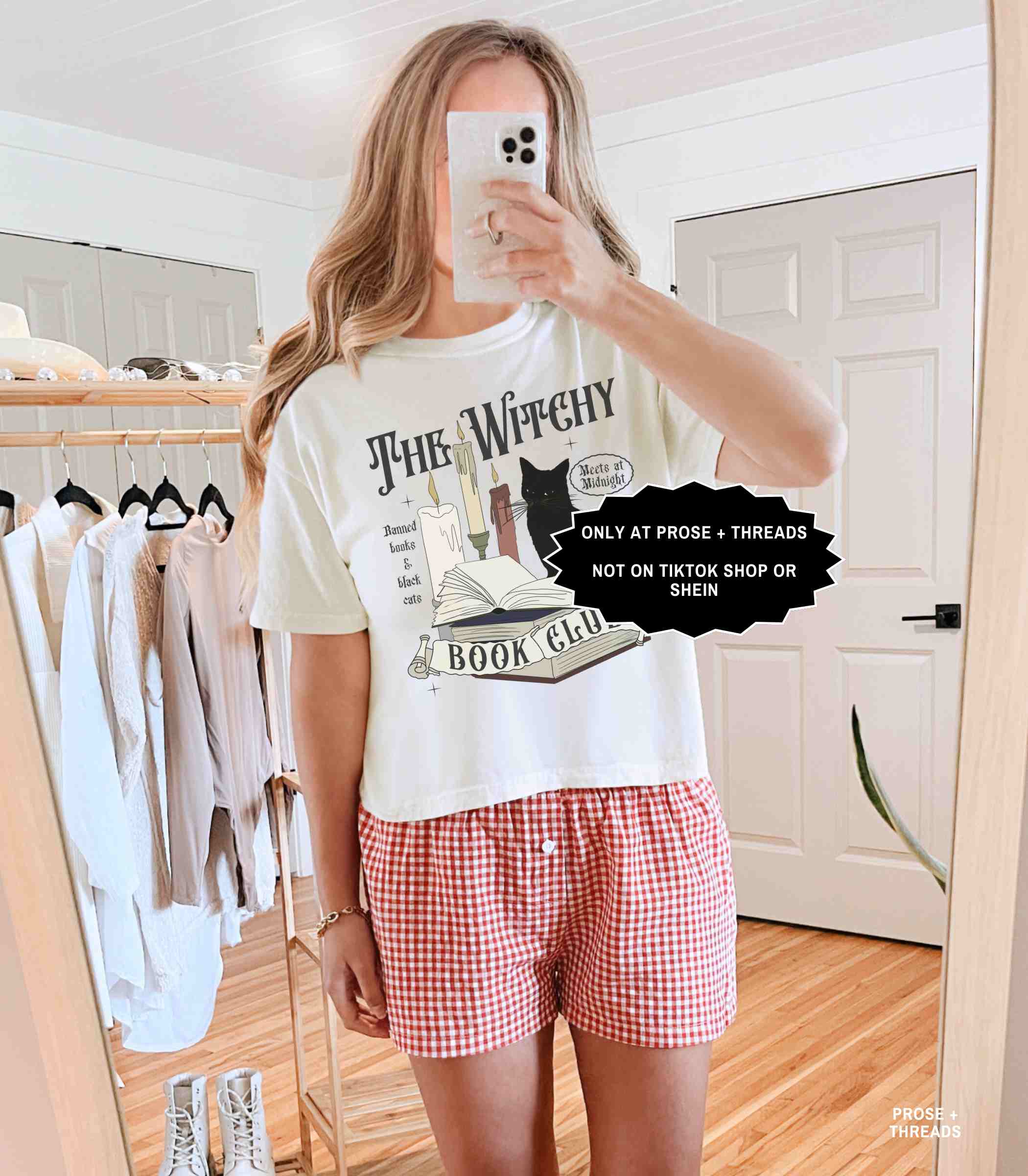 Witchy Book Club Boxy Tee