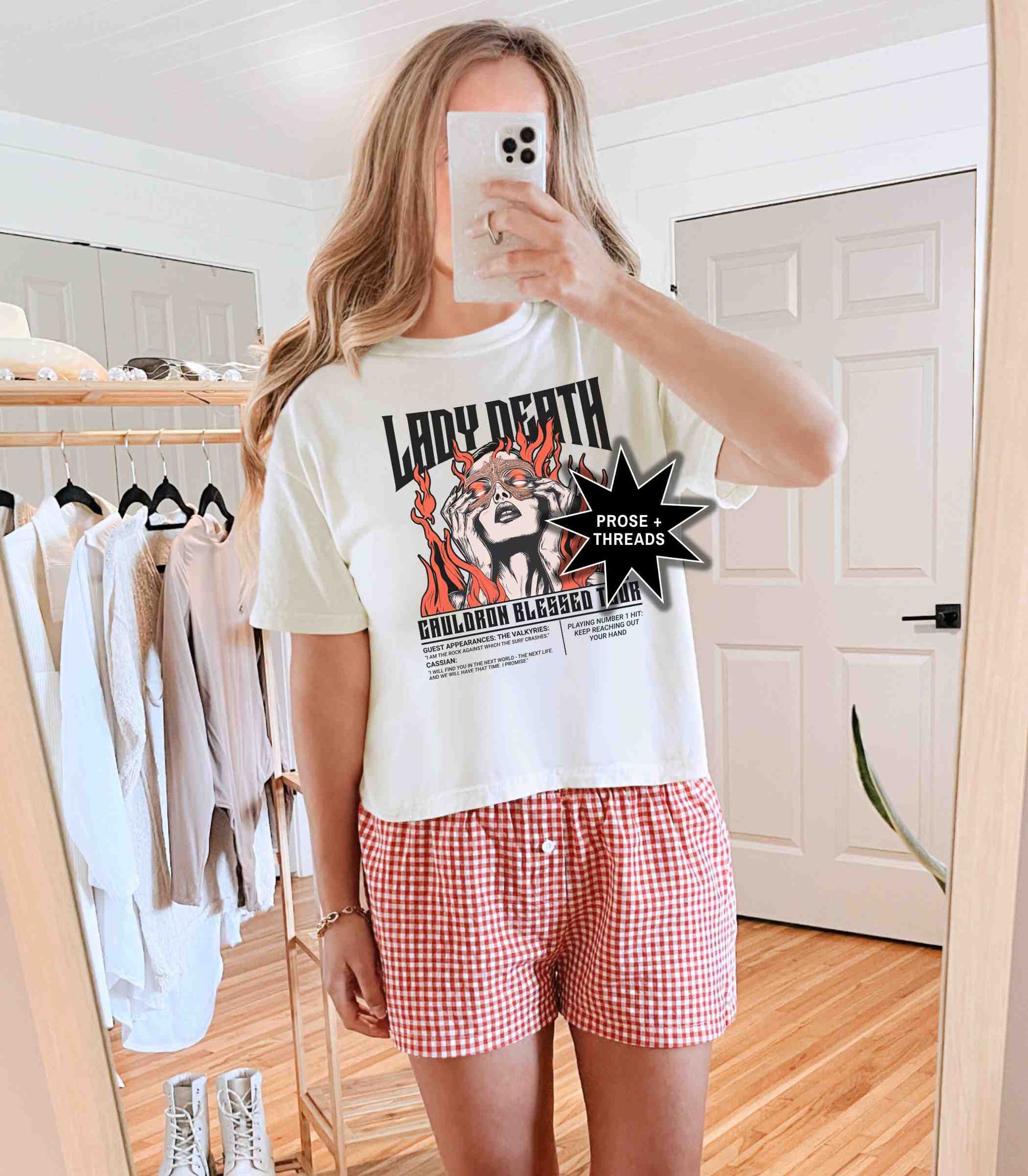 Lady Death | Nesta Boxy Tee