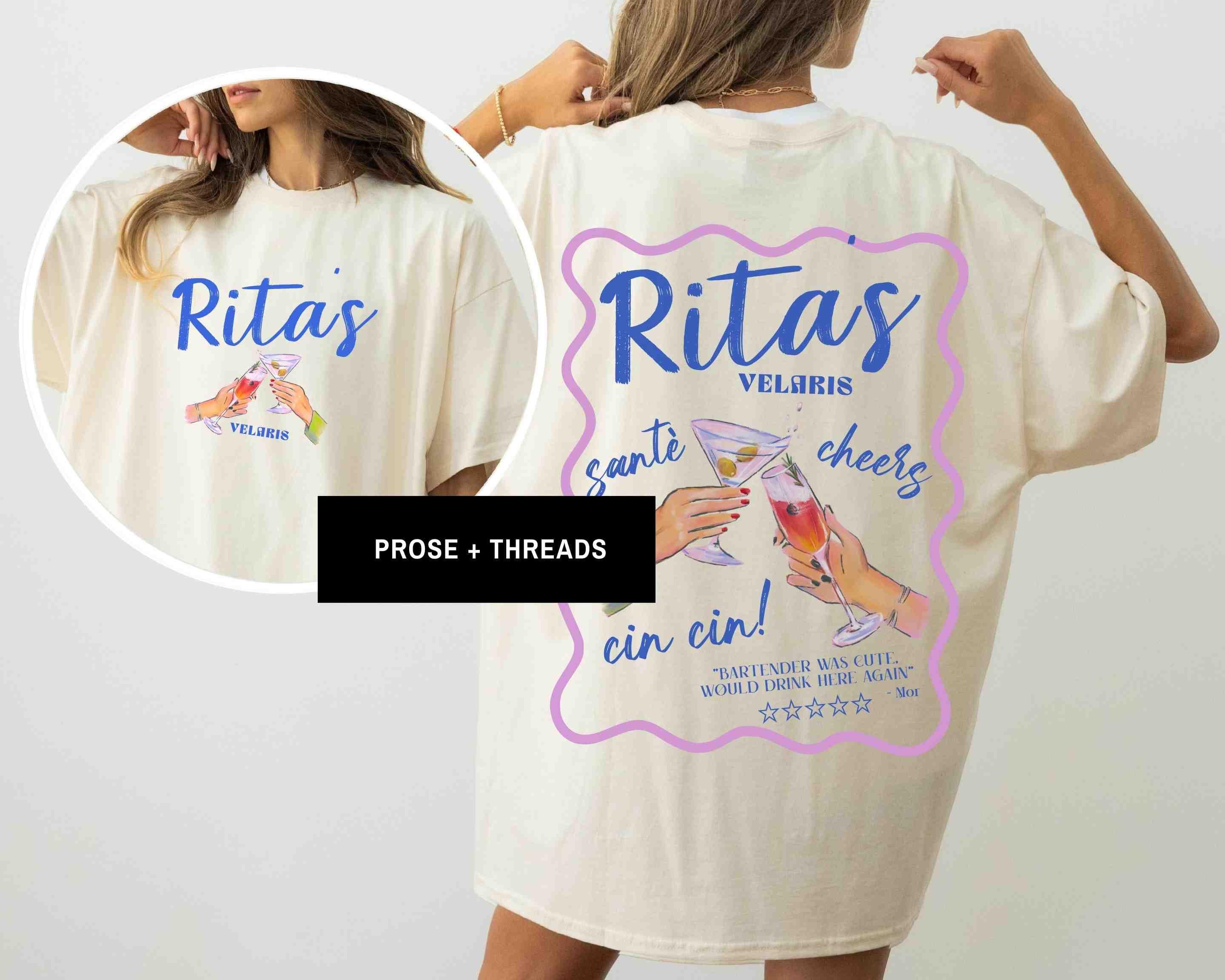 Rita's Bar Back Print Shirt