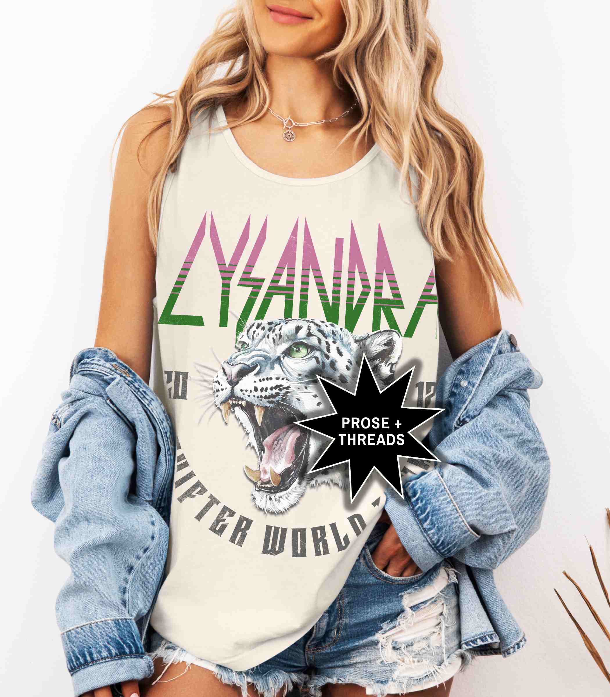 Lysandra Ennar Distressed Tank