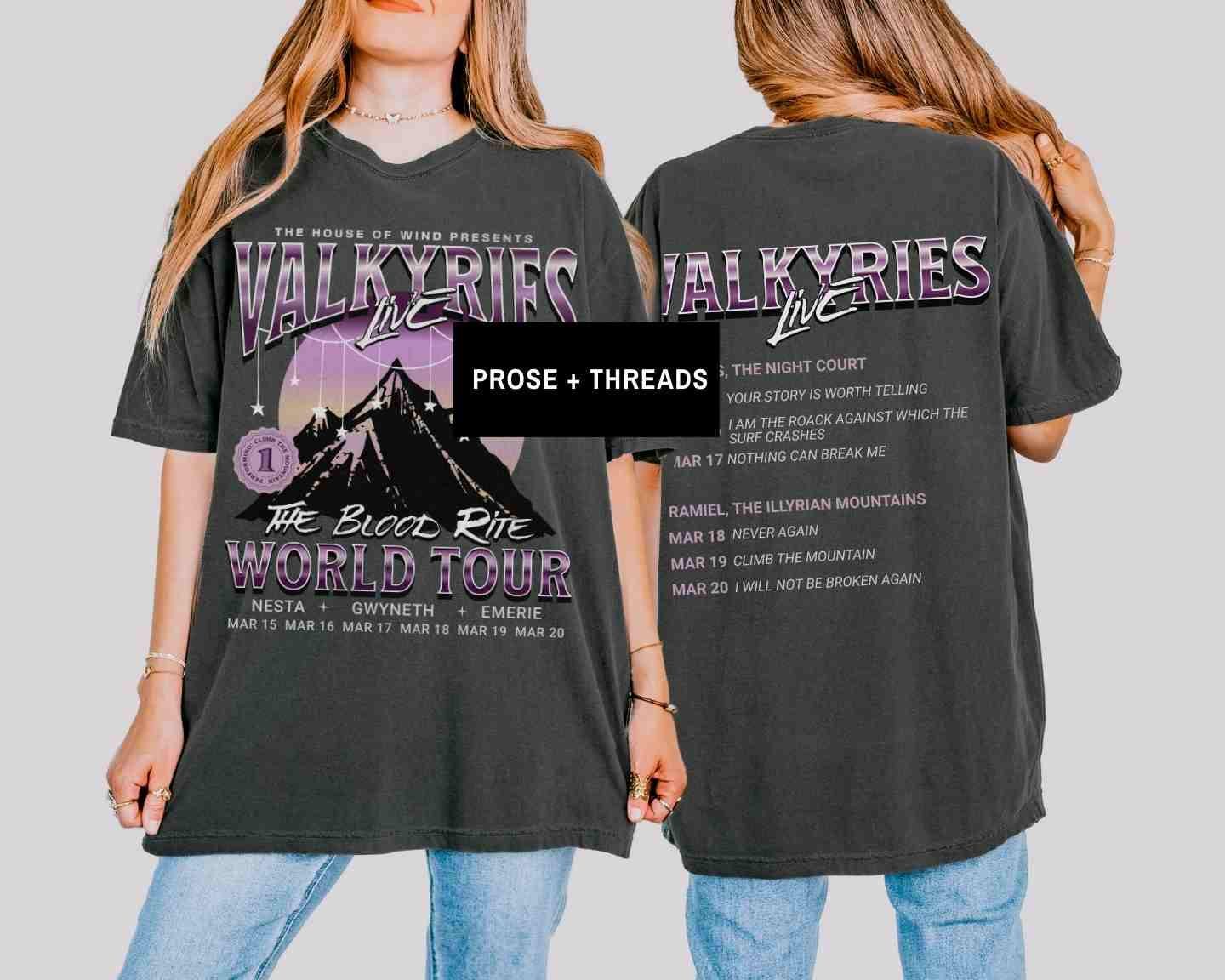 Valkyrie Back Print Shirt