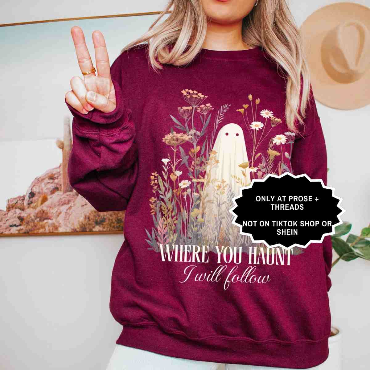 Ghost Cottagecore Sweatshirt