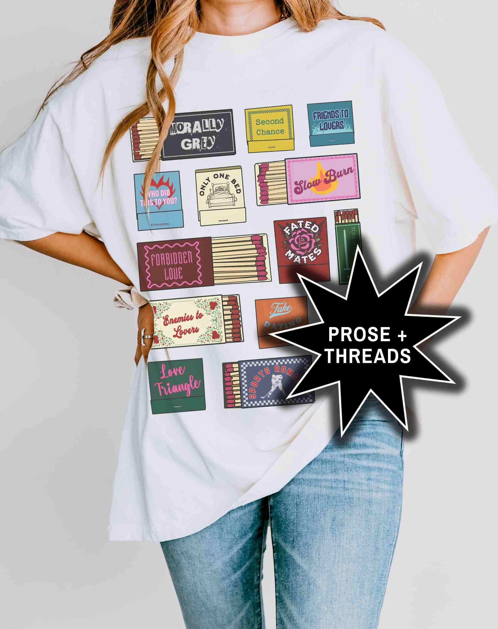 Book Trope Matchbox Shirt