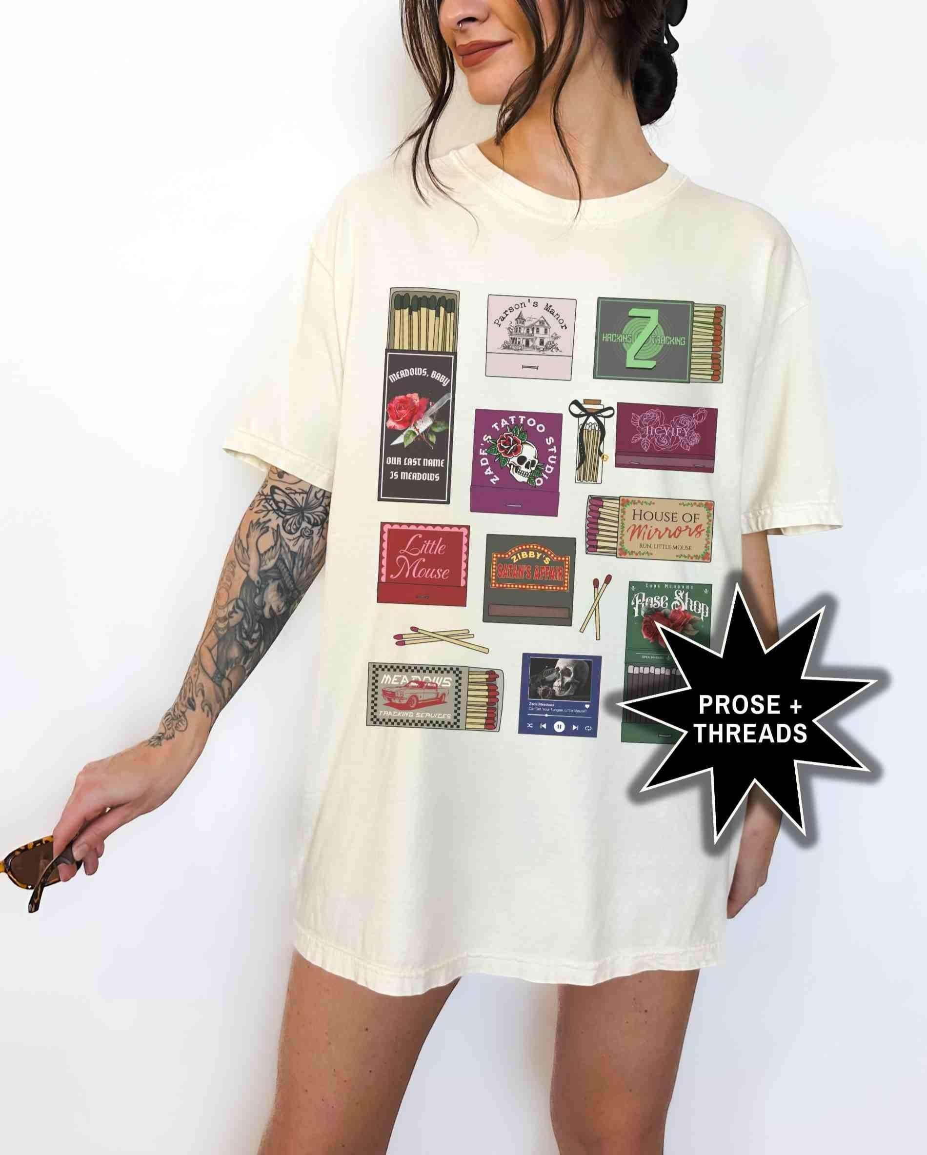 Haunting Adeline Matchbox Collage Shirt