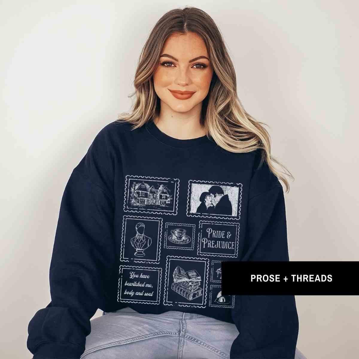 Pride And Prejudice Stamp Sweatshirt