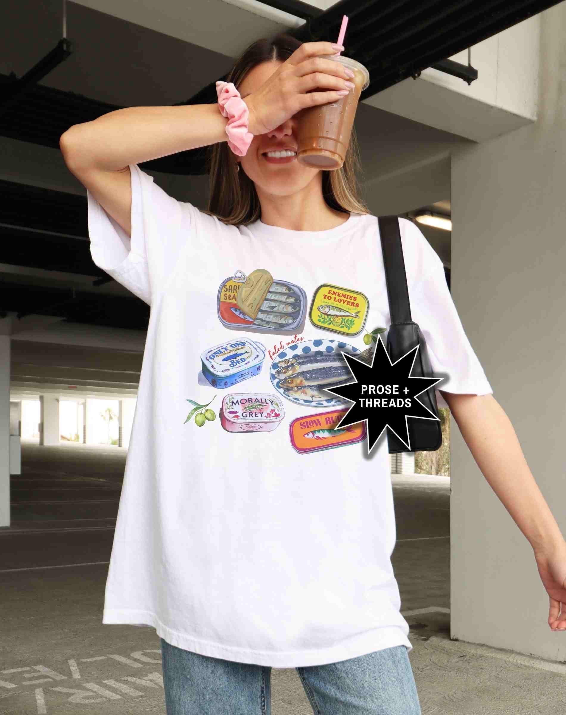 Sardine Book Trope Shirt