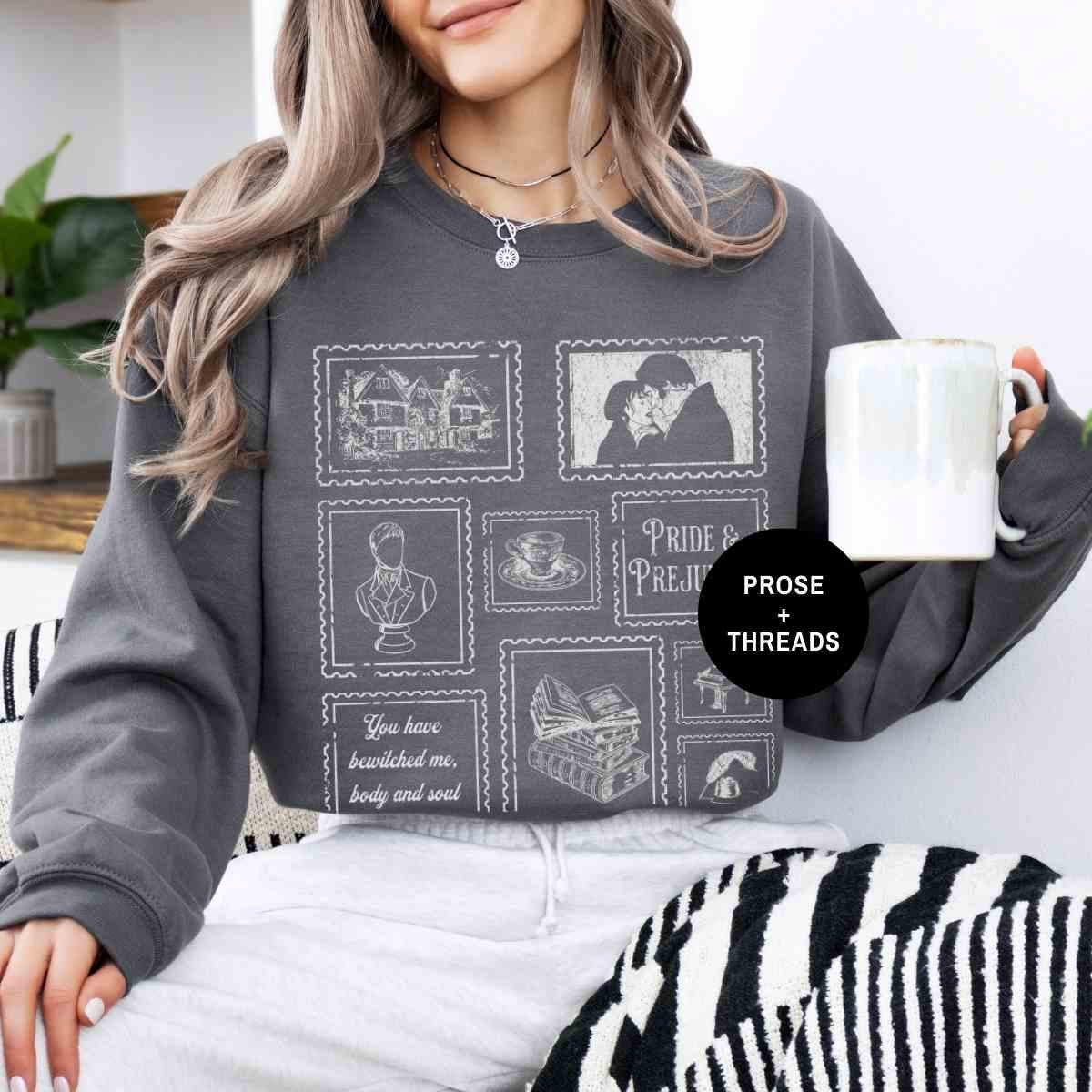 Pride And Prejudice Stamp Sweatshirt