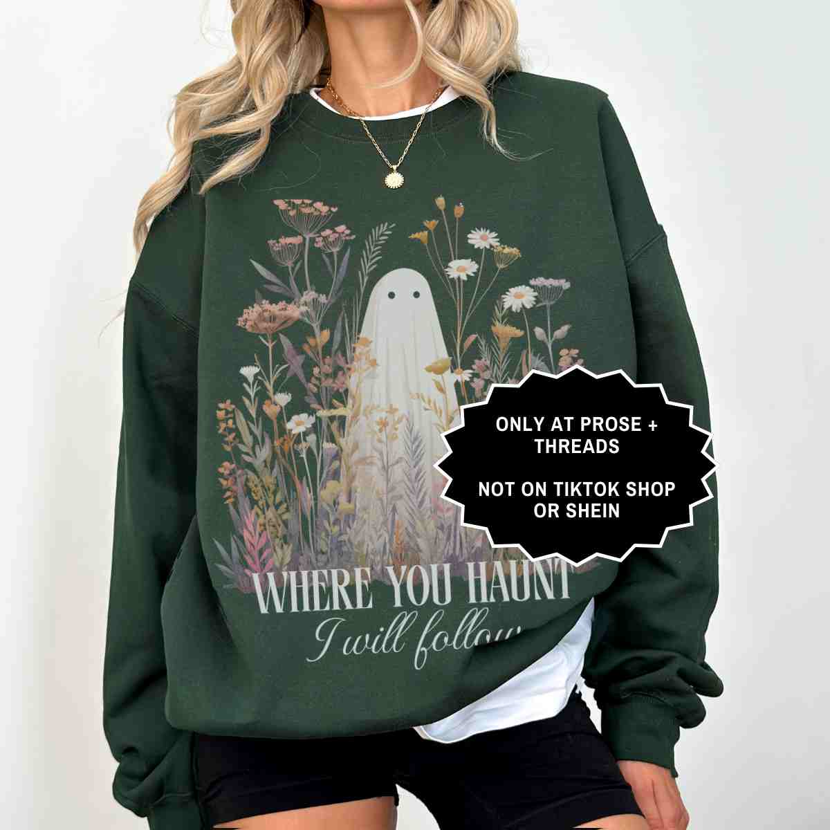 Ghost Cottagecore Sweatshirt