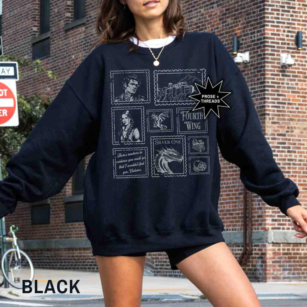 Fourth Wing Stamp Sweatshirt