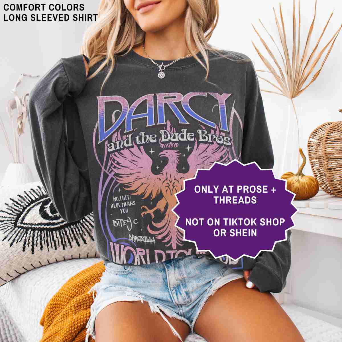 Darcy And The Dude Bros Shirt - Long Sleeve