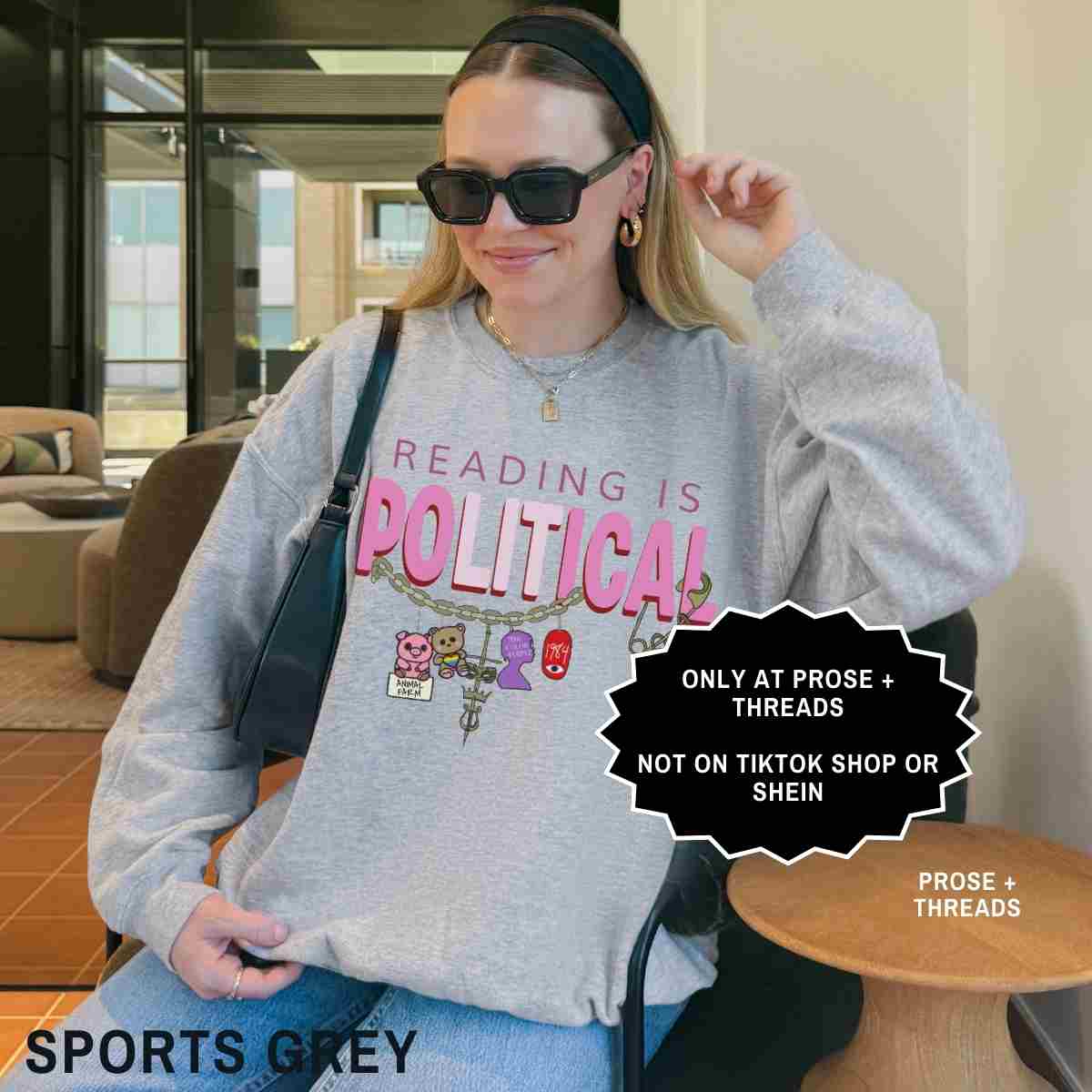 Reading Is Political Sweatshirt