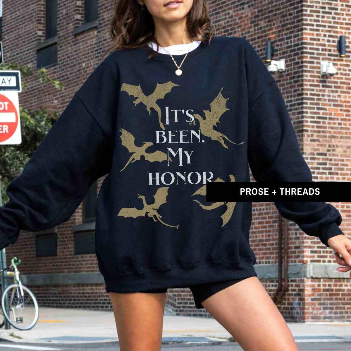 Liam Mairi Distressed Sweatshirt