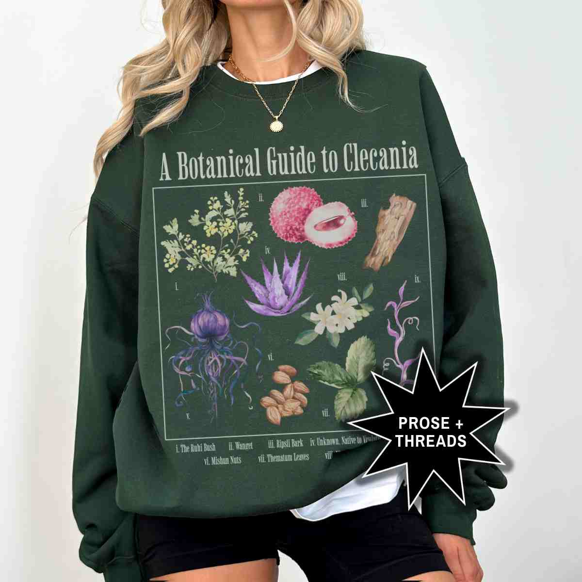 Clecanian Botanical Sweatshirt