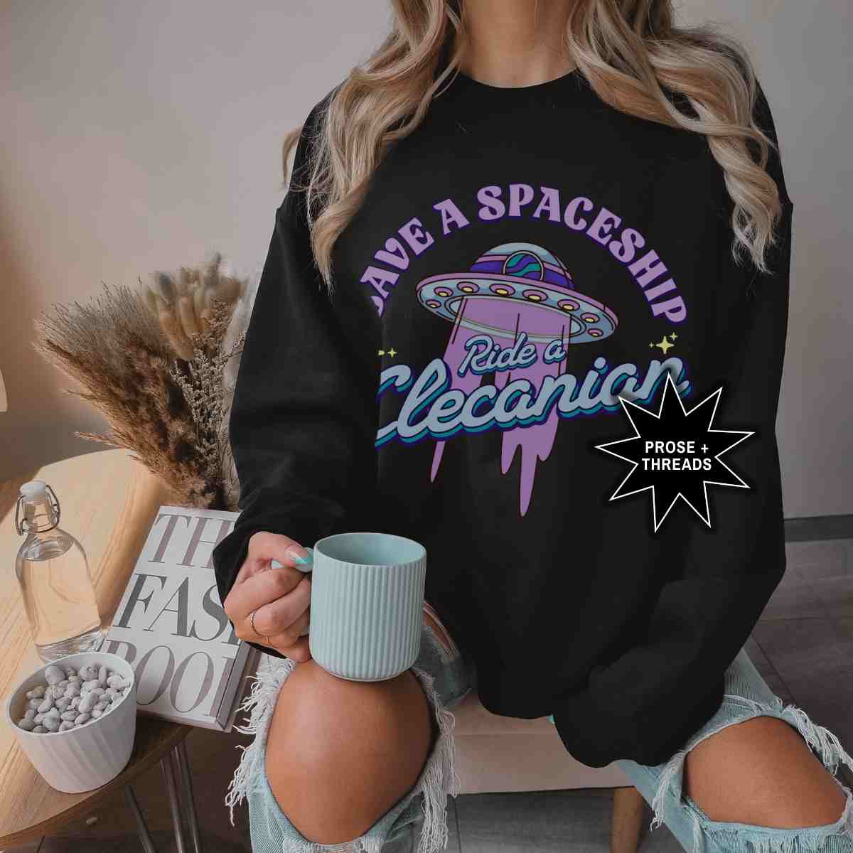 Ride A Clecanian Sweatshirt