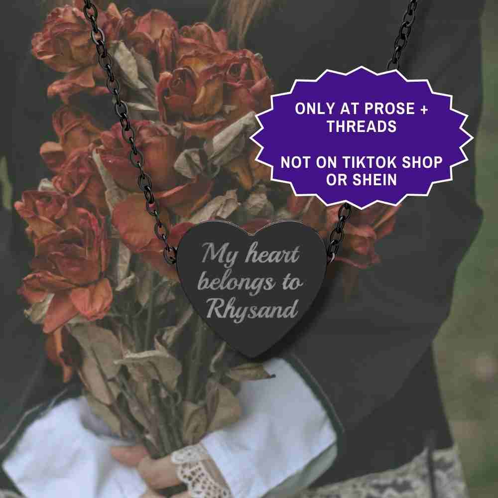 Book Boyfriend Engraved Heart Necklace
