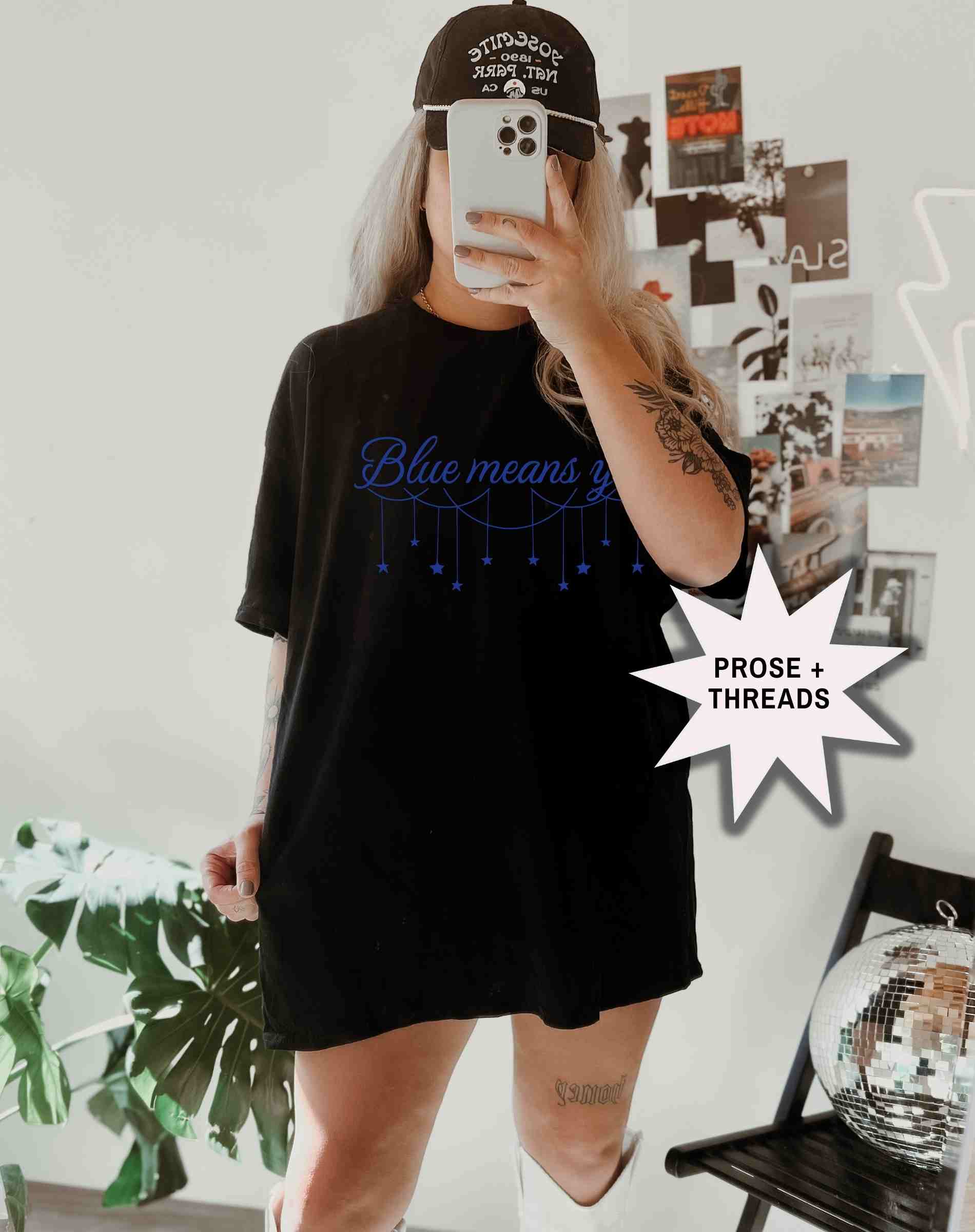 'Blue Means You' Darcy Shirt