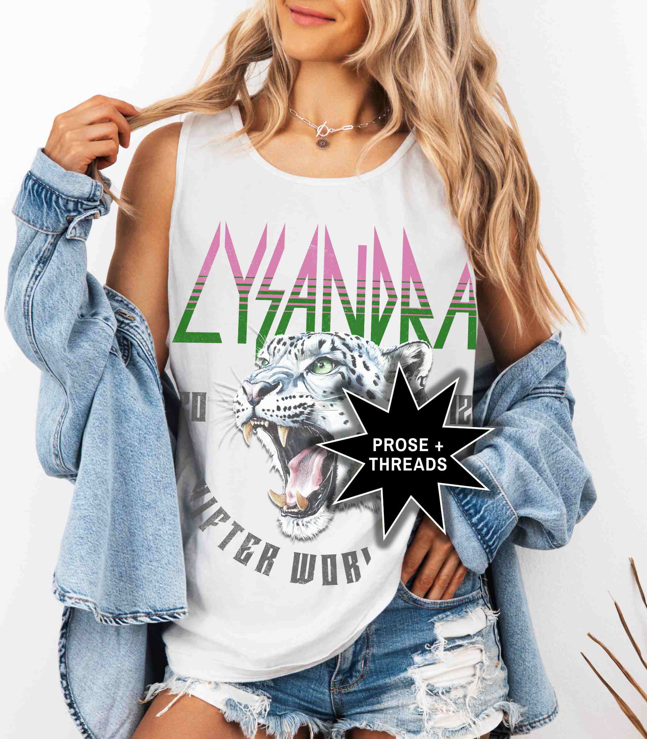 Lysandra Ennar Distressed Tank