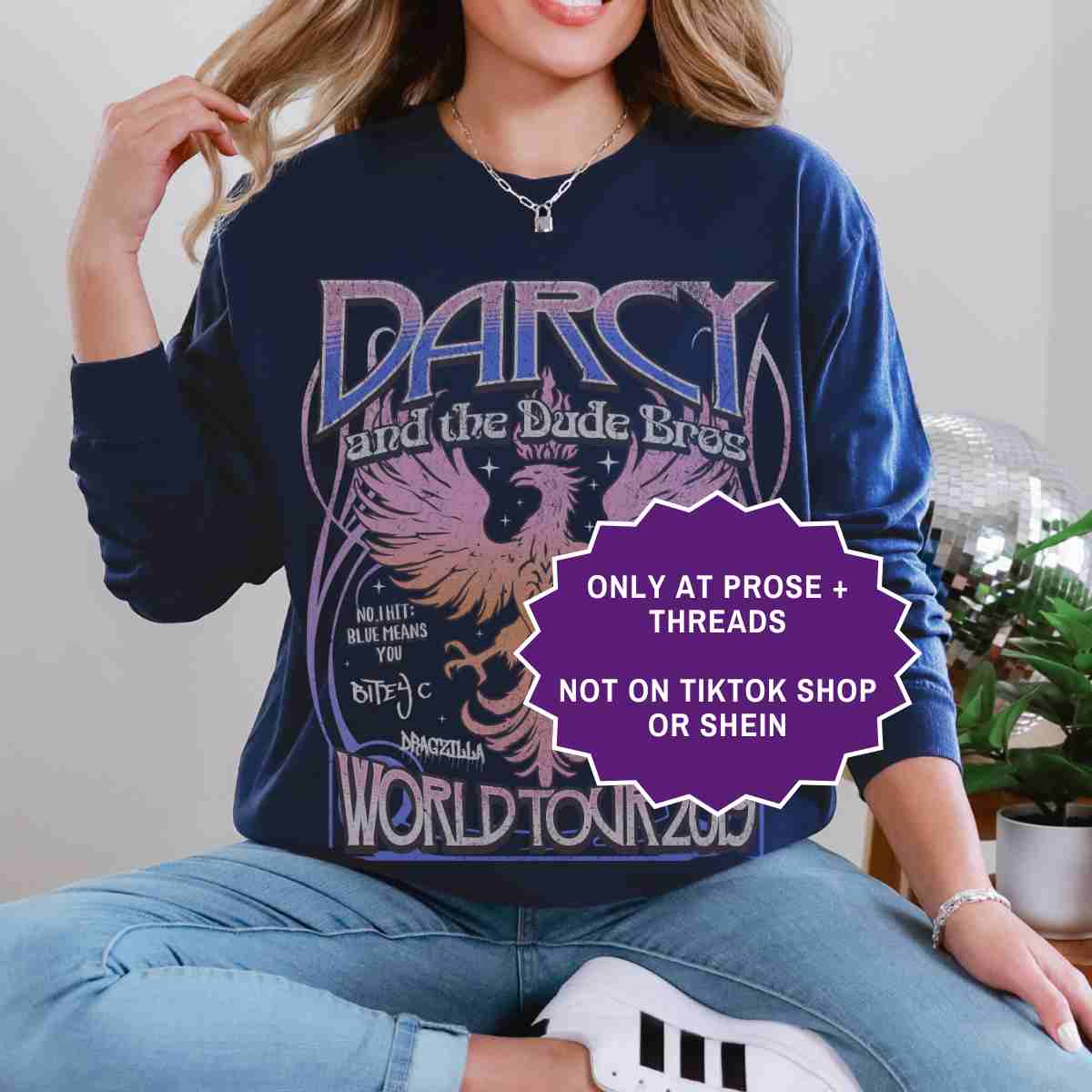 Darcy And The Dude Bros Shirt - Long Sleeve