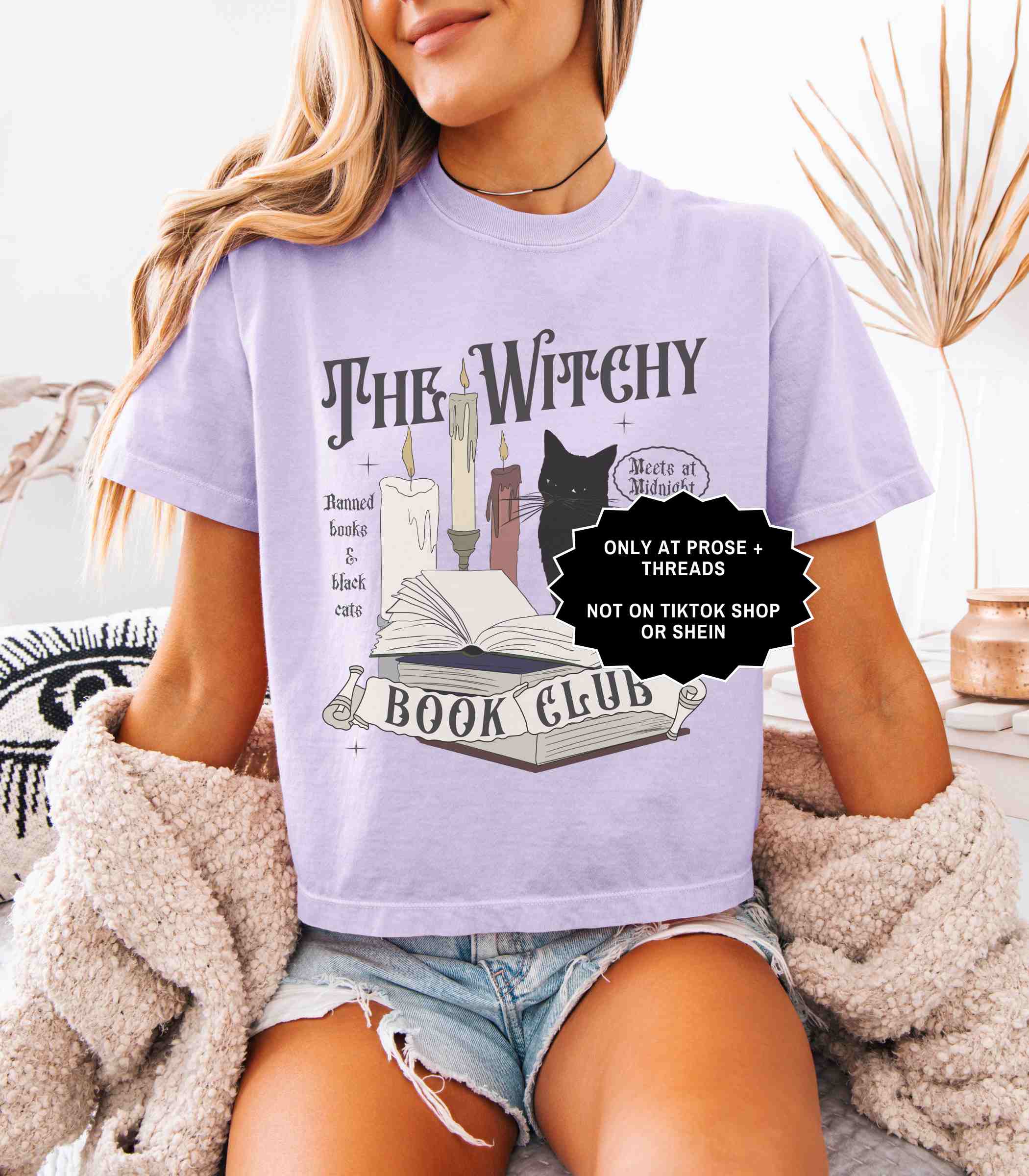 Witchy Book Club Boxy Tee