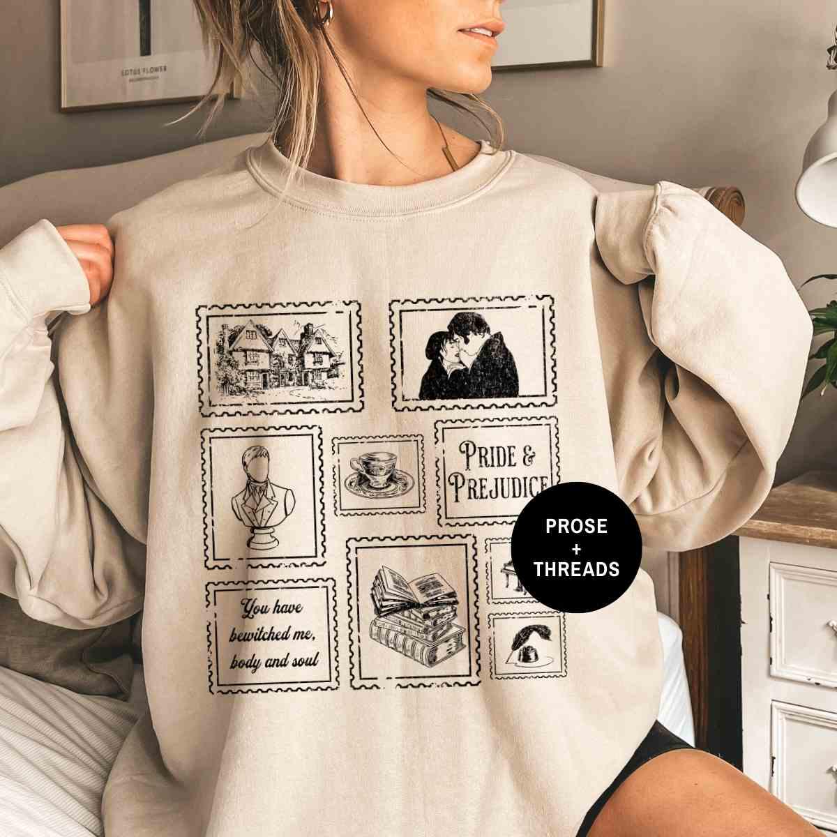 Pride And Prejudice Stamp Sweatshirt