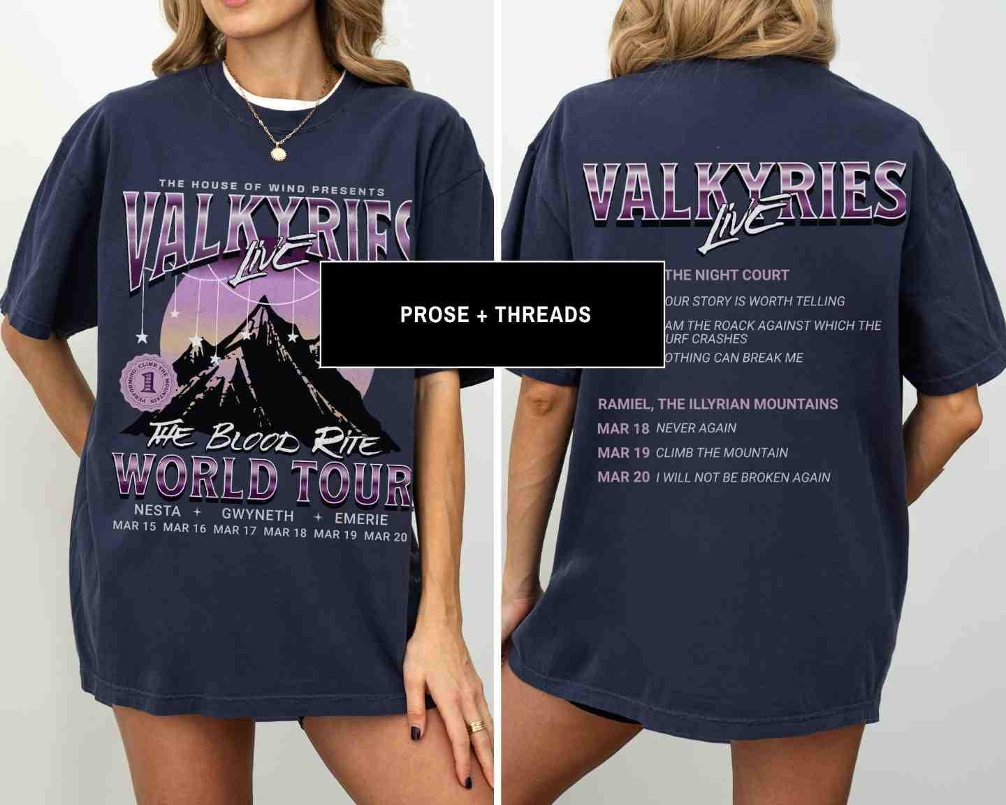 Valkyrie Back Print Shirt