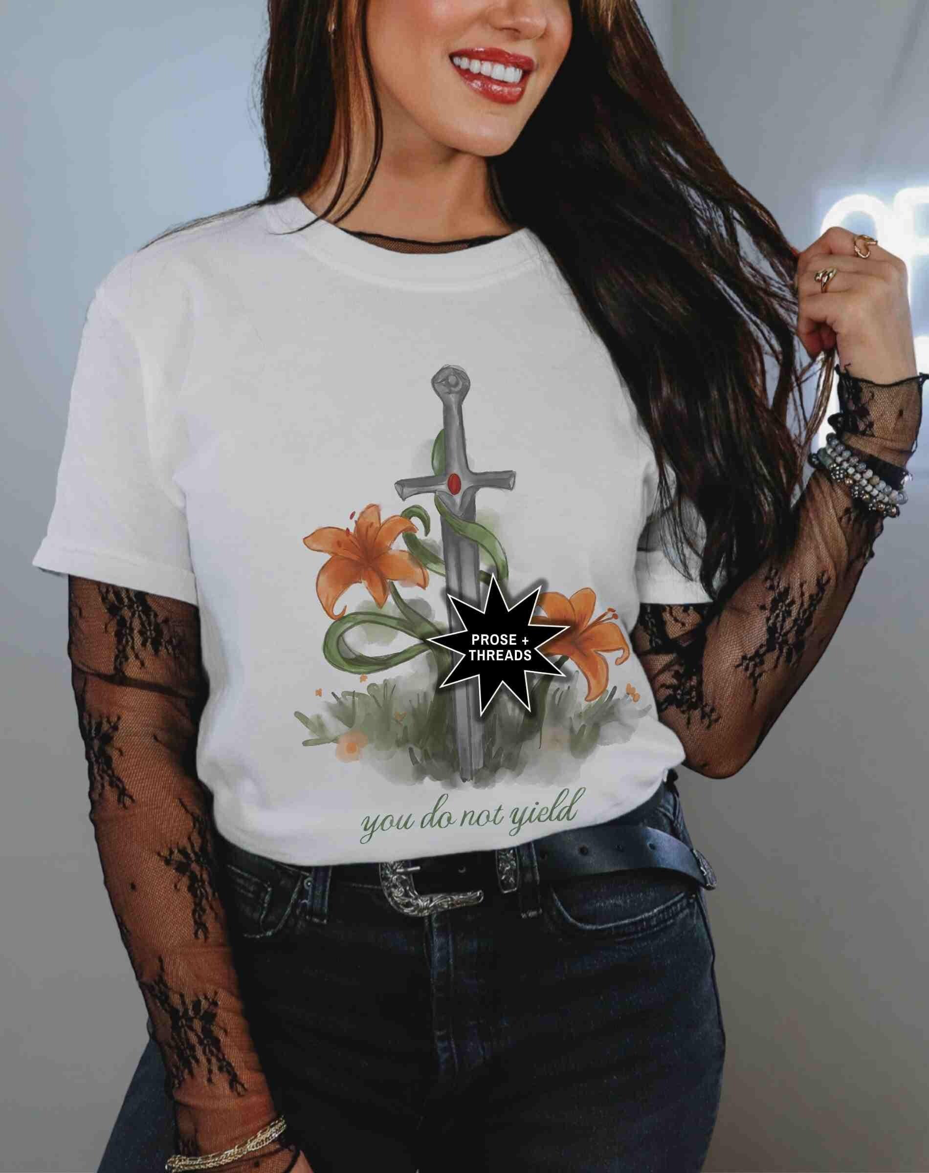 You Do Not Yield Watercolor Shirt