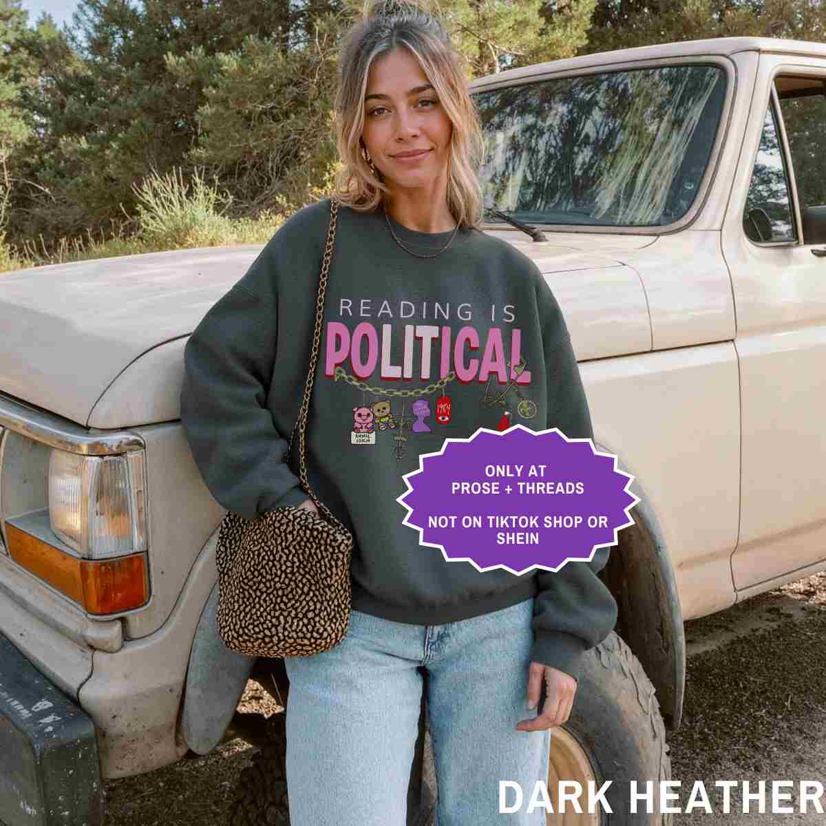 Reading Is Political Sweatshirt