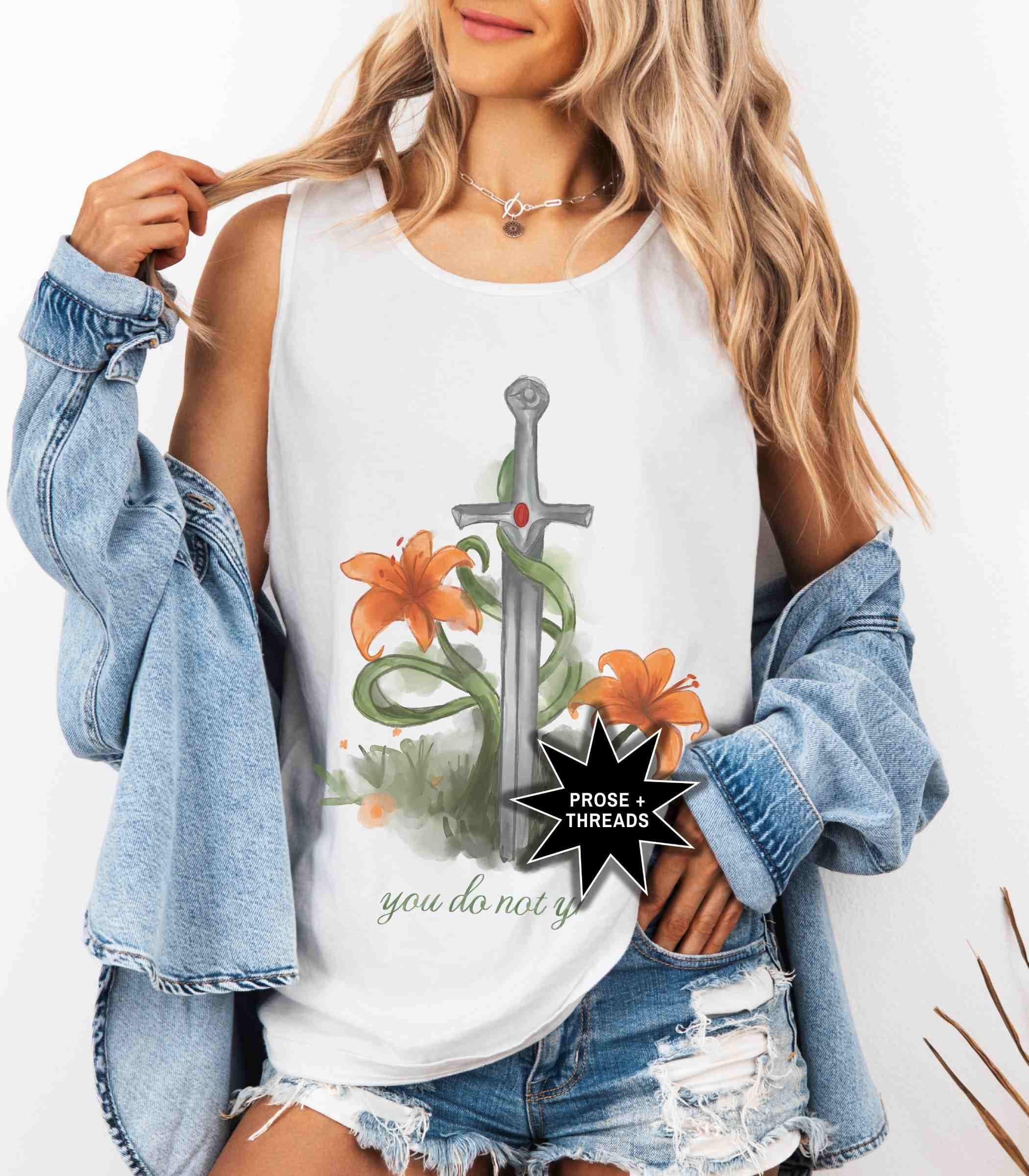 You Do Not Yield Watercolor Tank