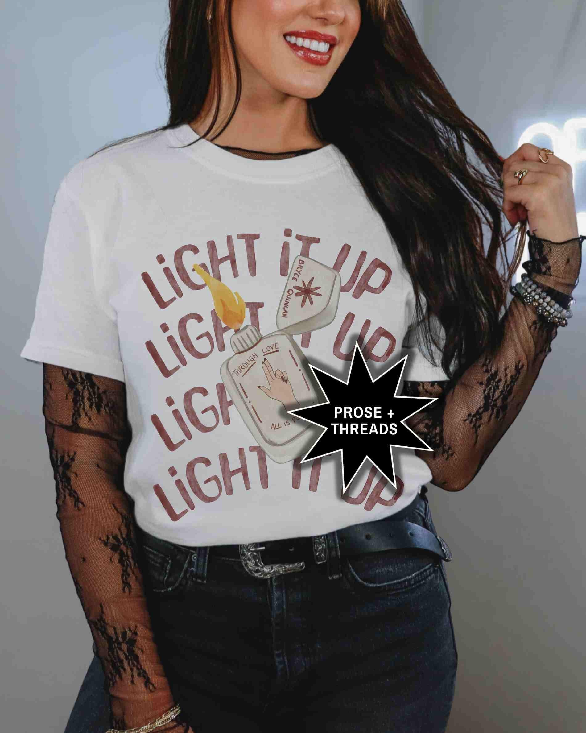 Watercolor Light It Up Shirt