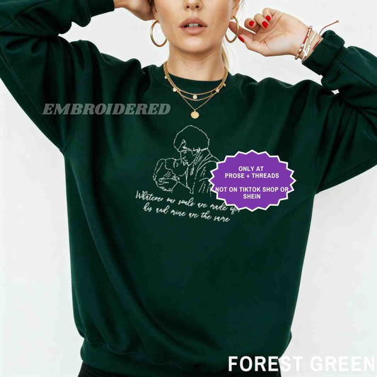 Embriodered Wuthering Heights Sweater