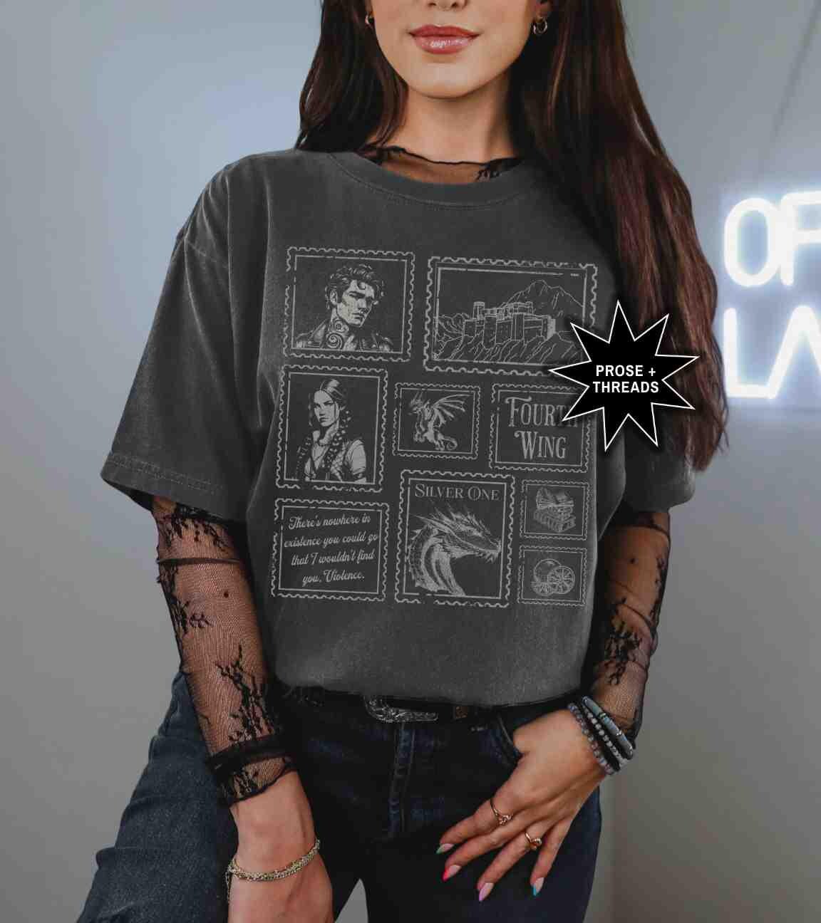 Fourth Wing Stamp Shirt
