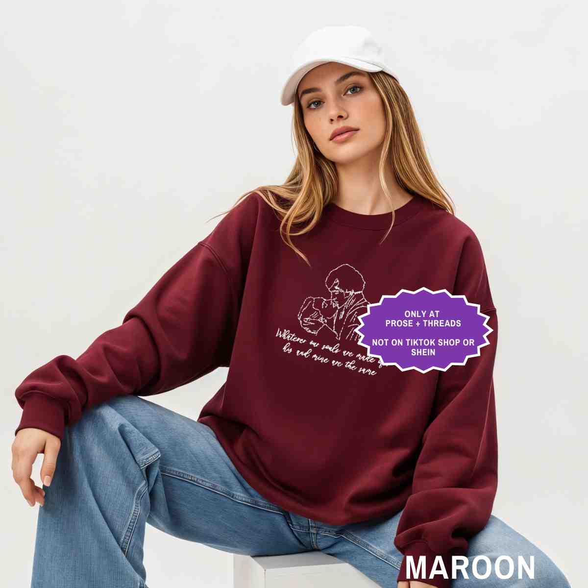Embriodered Wuthering Heights Sweater