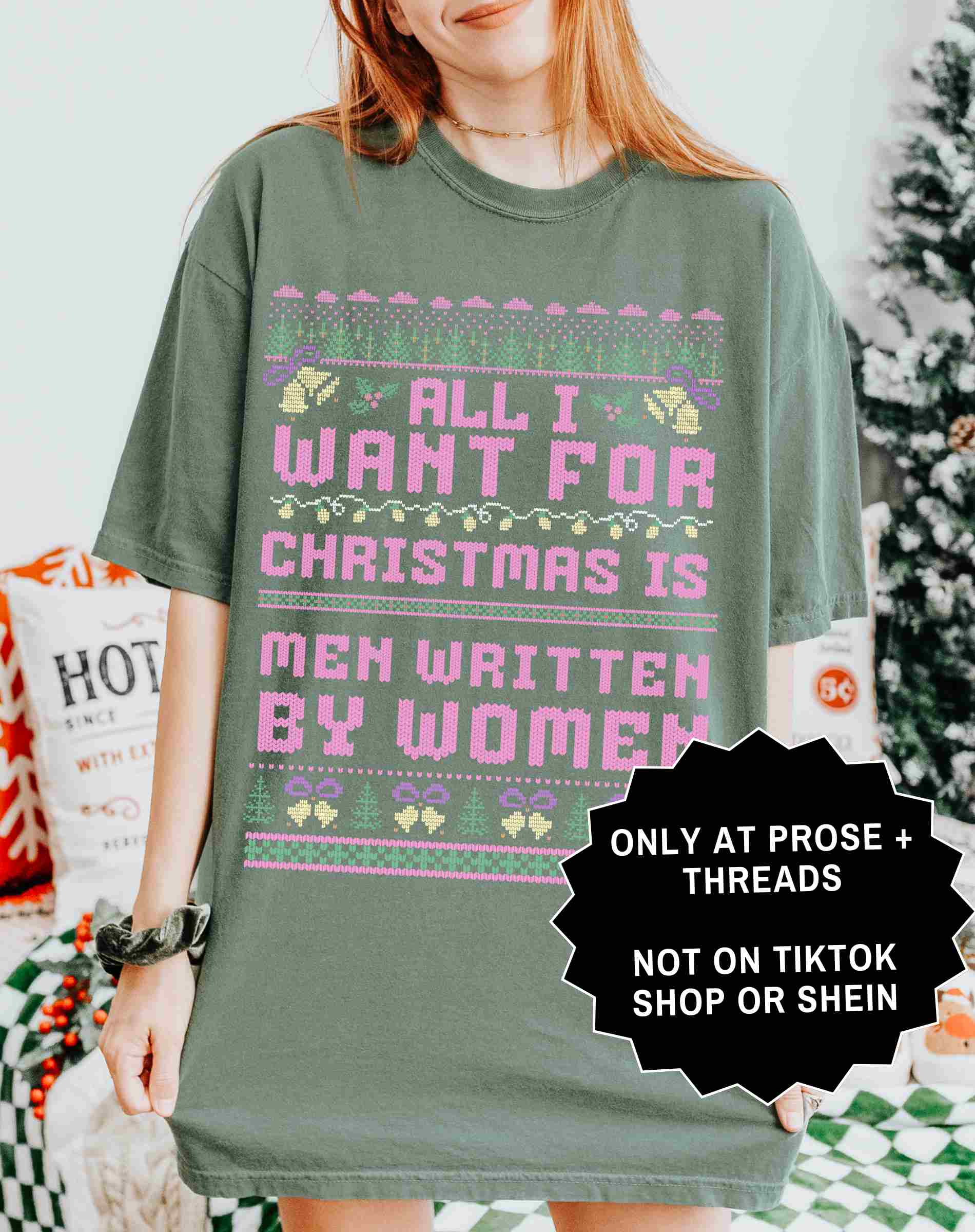Book Boyfriend Christmas Shirt