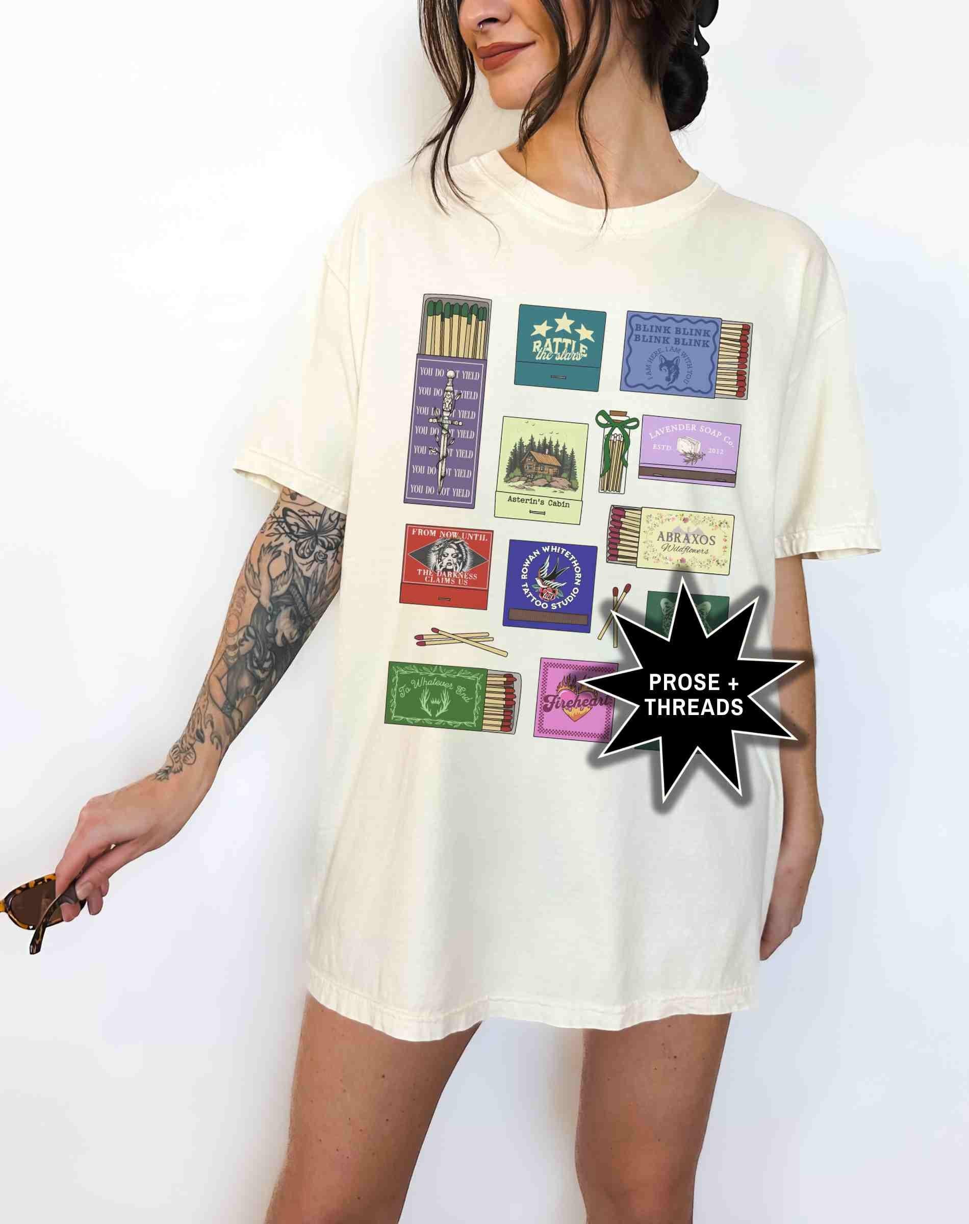 Throne of Glass Matchbox Collage Shirt