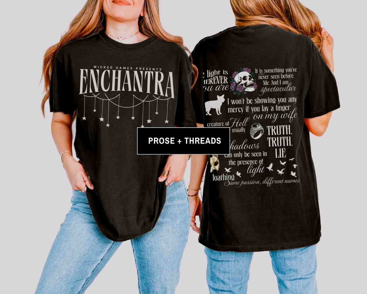 Enchantra Back Print Shirt