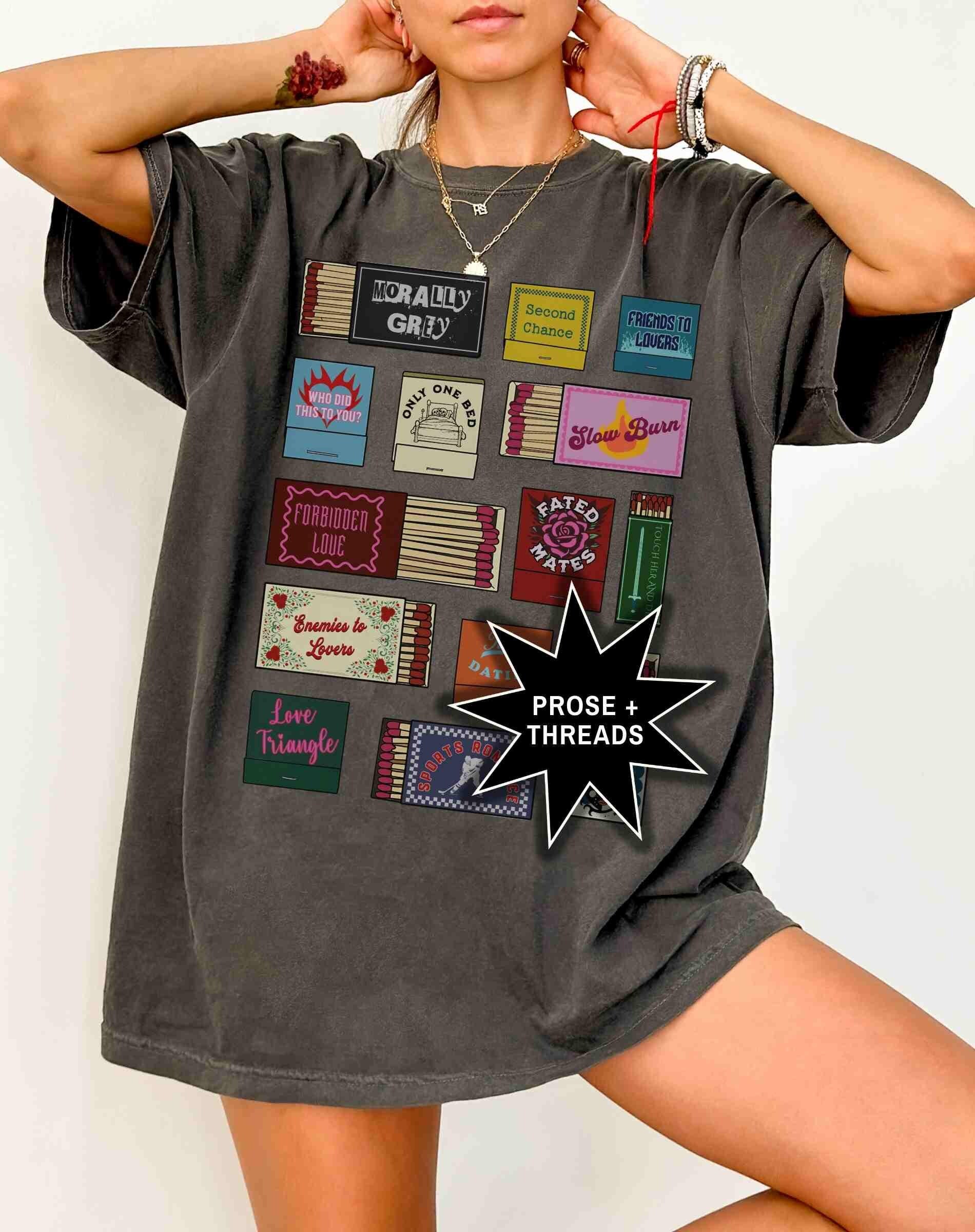 Book Trope Matchbox Shirt