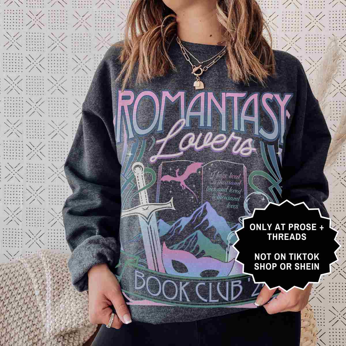 Romantasy Book Club Sweater