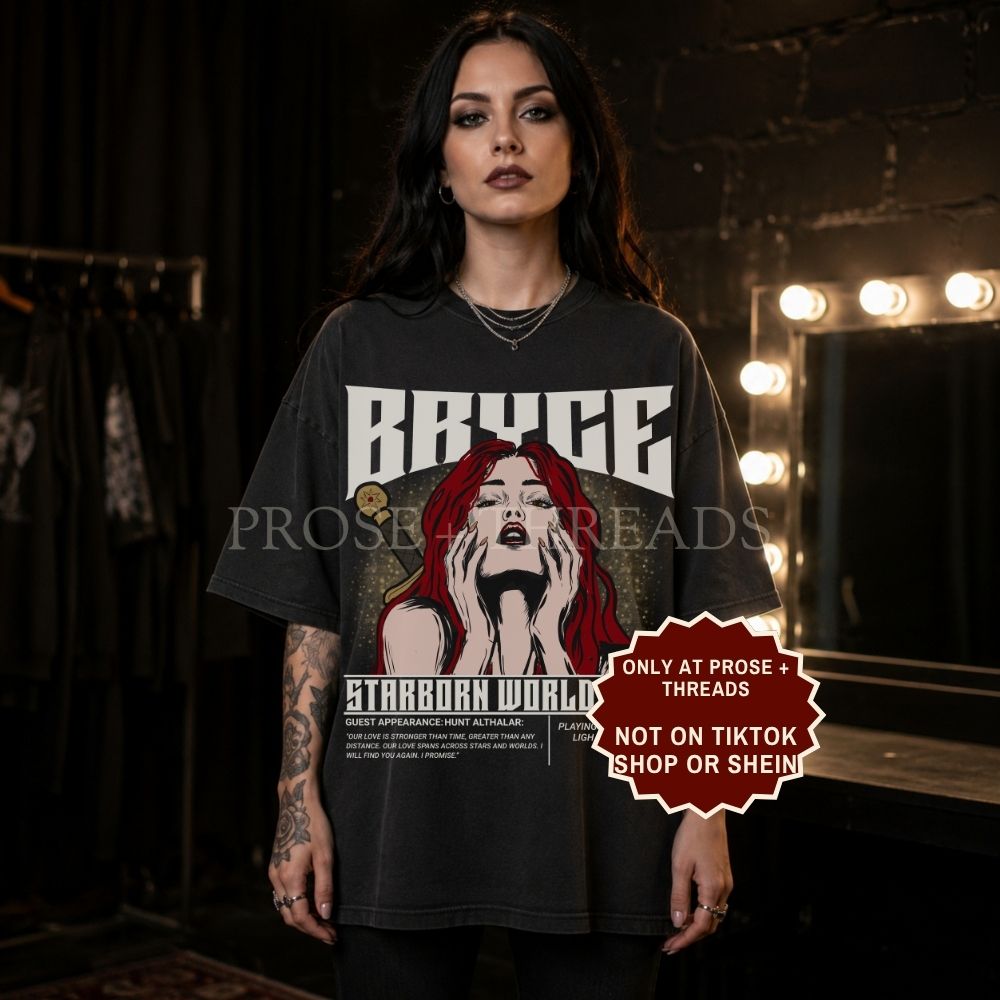 Bryce Quinlan shirt with Starborn World Tour band tee design