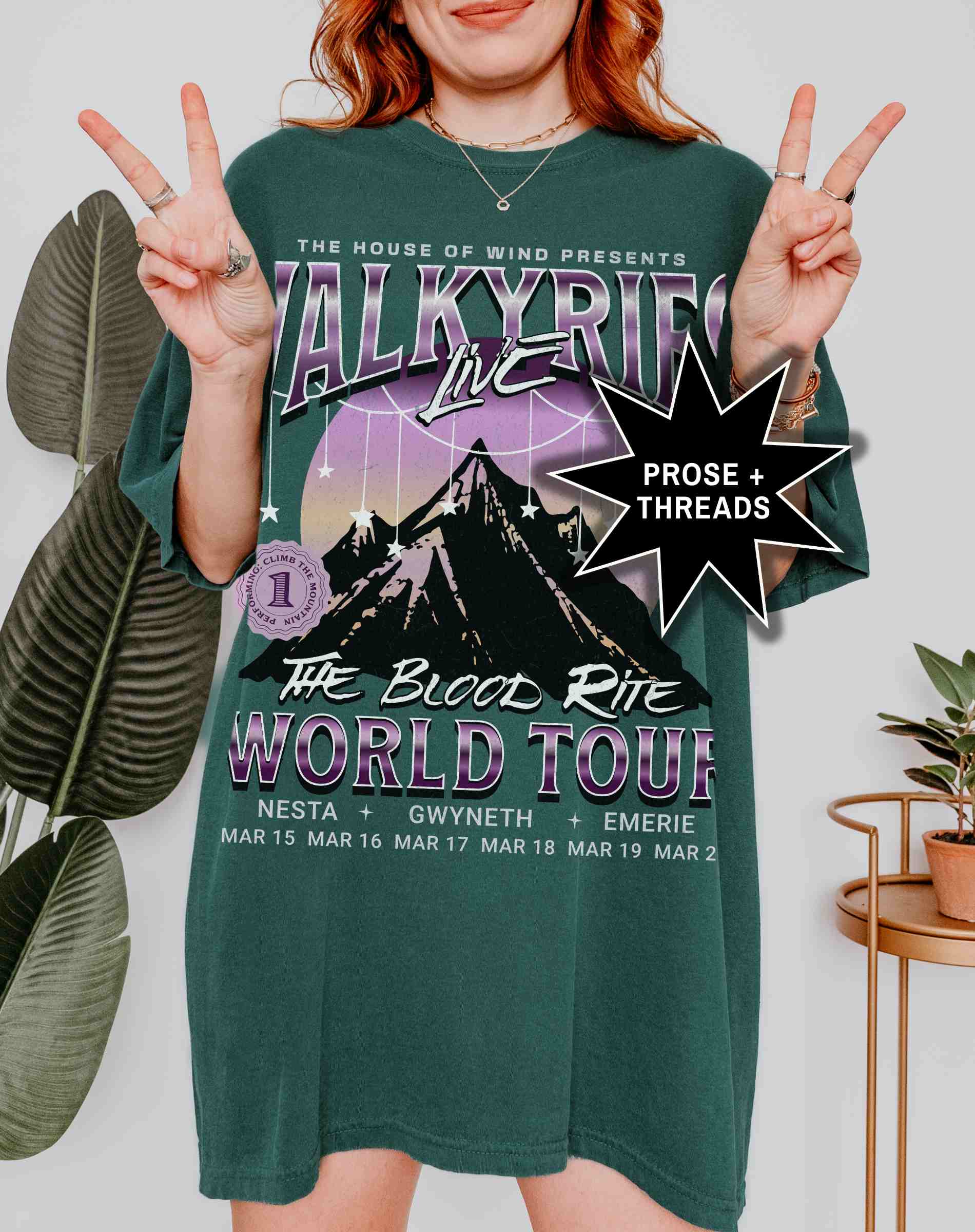 Valkyrie Back Print Shirt